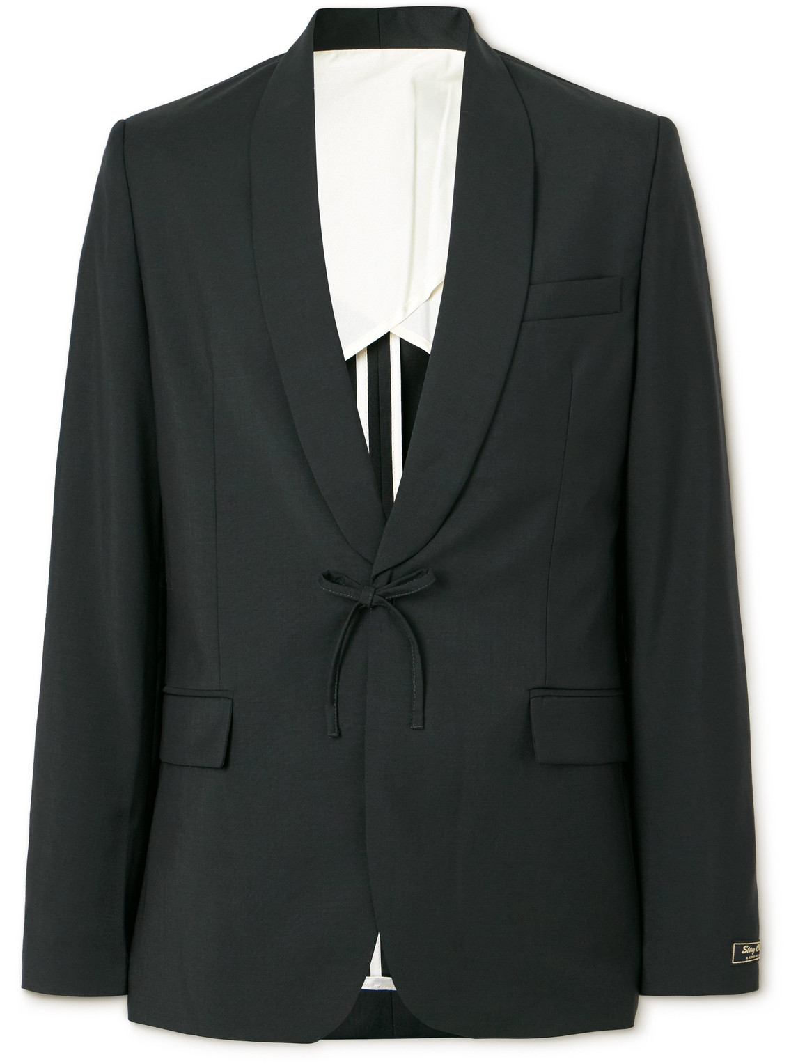 A Kind Of Guise Shinji Virgin Wool And Mohair-blend Suit Jacket In Green