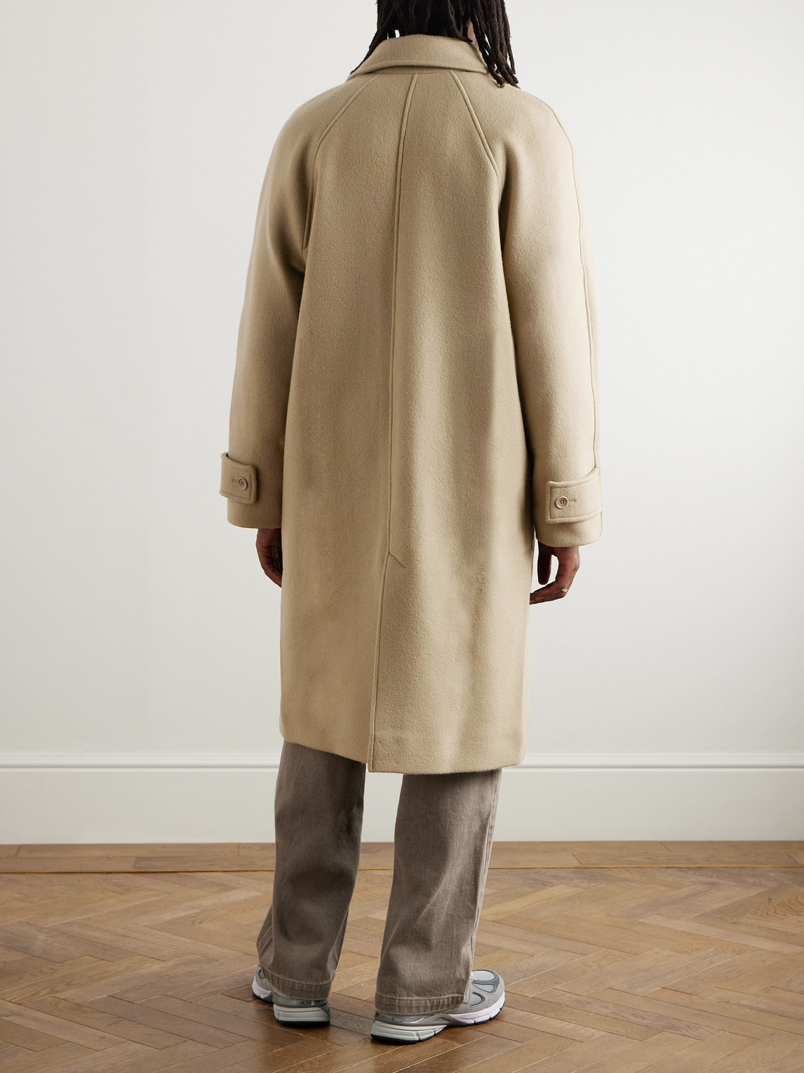 A Kind Of Guise Cyrus Wool-blend Felt Coat In Neutrals