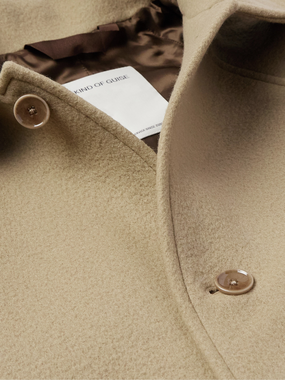 A Kind Of Guise Cyrus Wool-blend Felt Coat In Neutrals