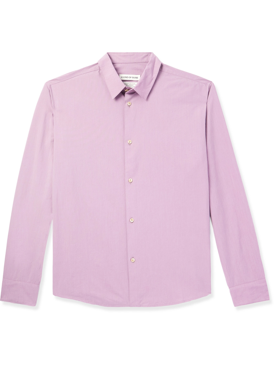 A Kind Of Guise Fulvio Cotton Shirt In Purple