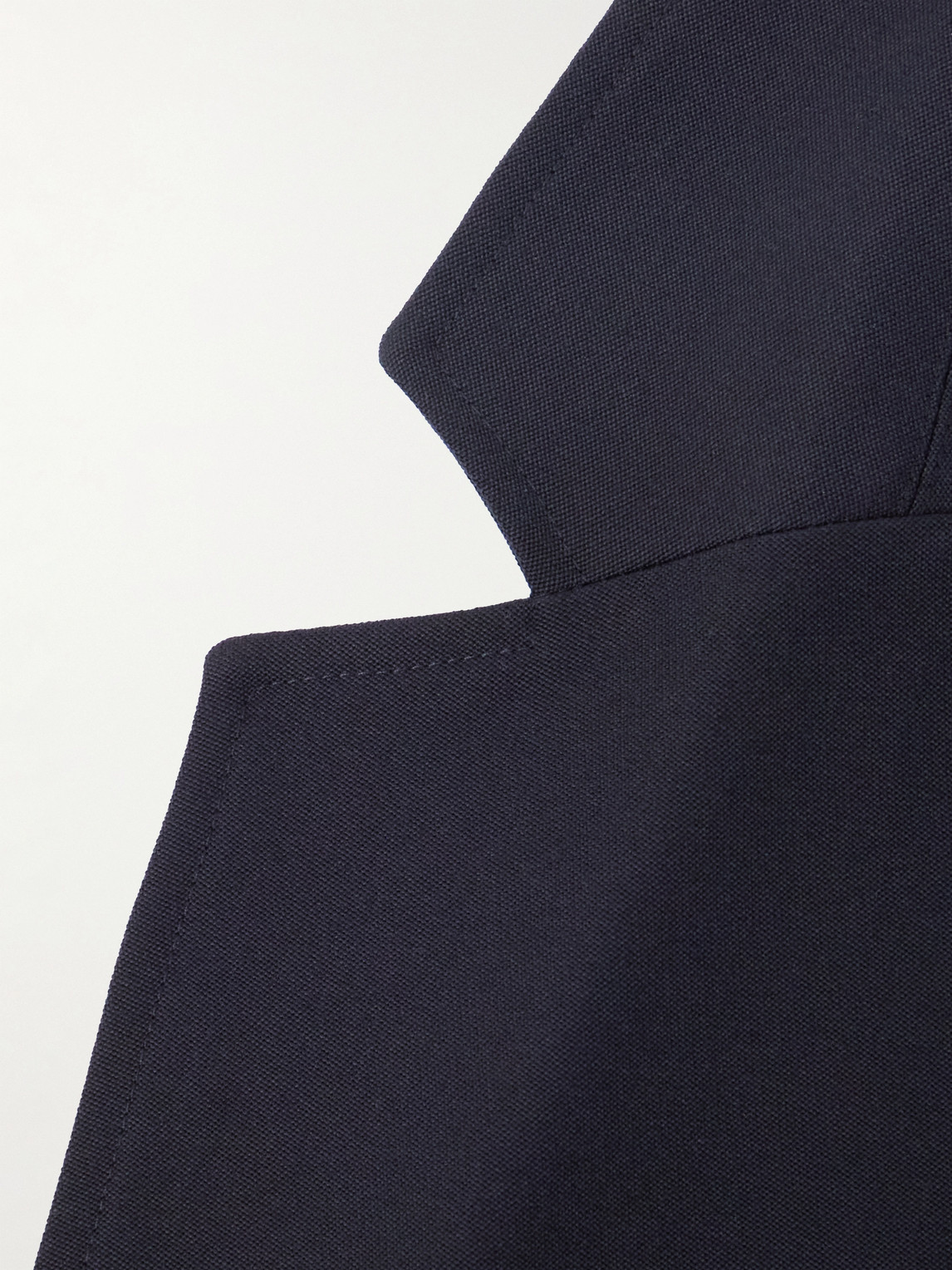 A Kind Of Guise Unstructured Virgin Wool Blazer In Blue