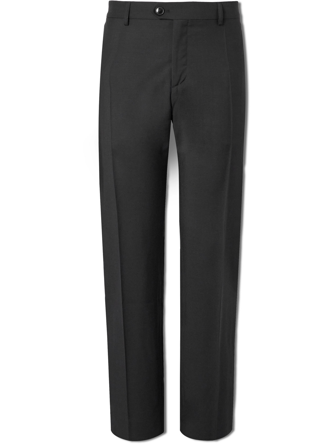 A Kind Of Guise Straight-leg Pleated Virgin Wool And Mohair-blend Suit Trousers In Green