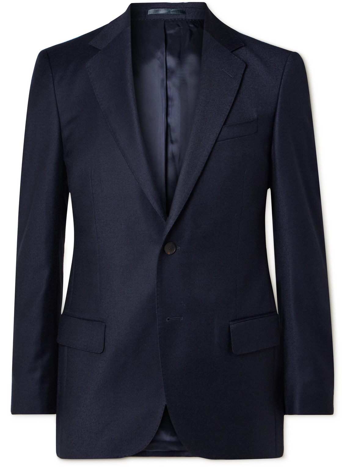 Slim-Fit Wool-Flannel Suit Jacket