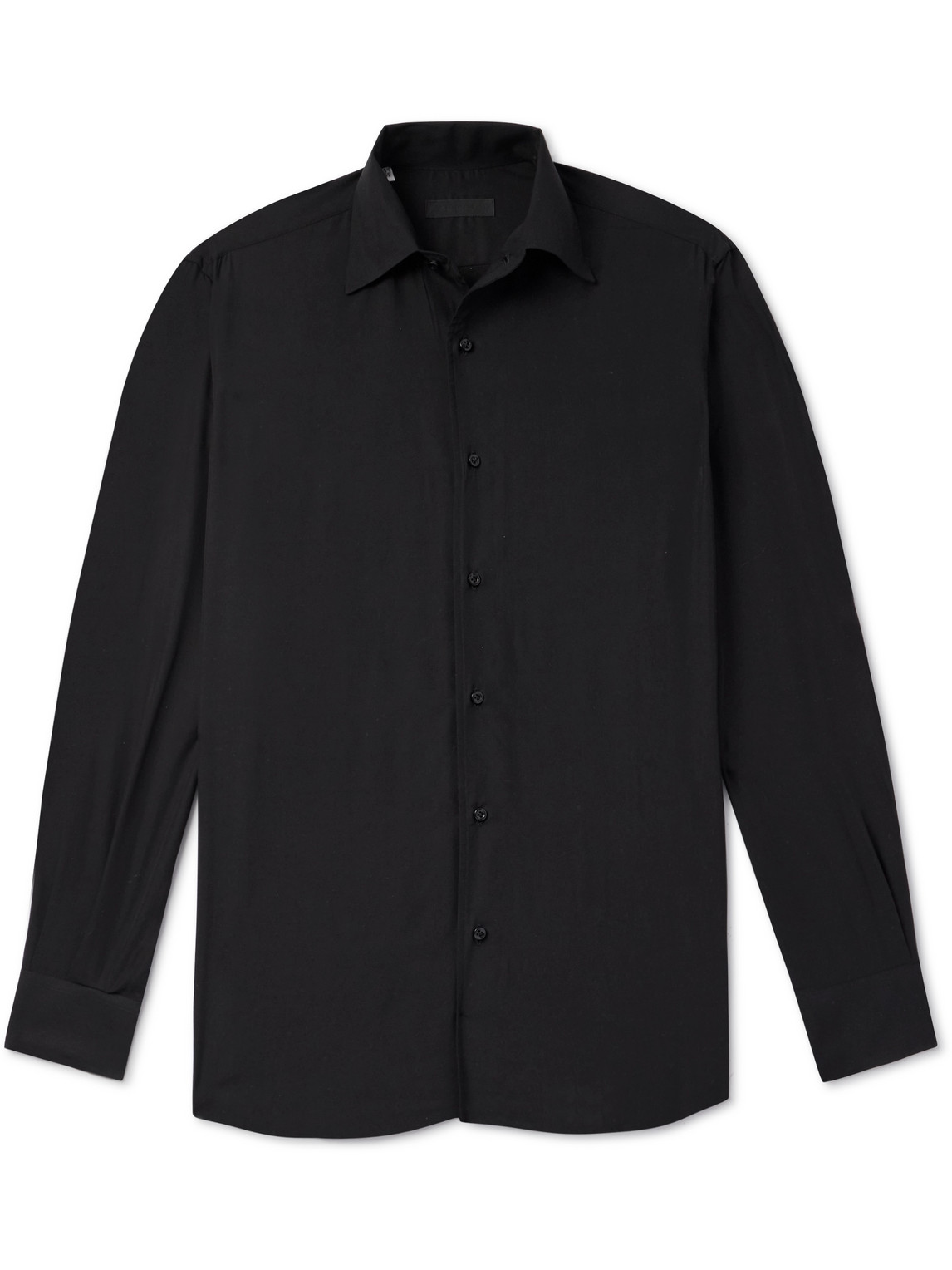 Saman Amel Silk Shirt In Black