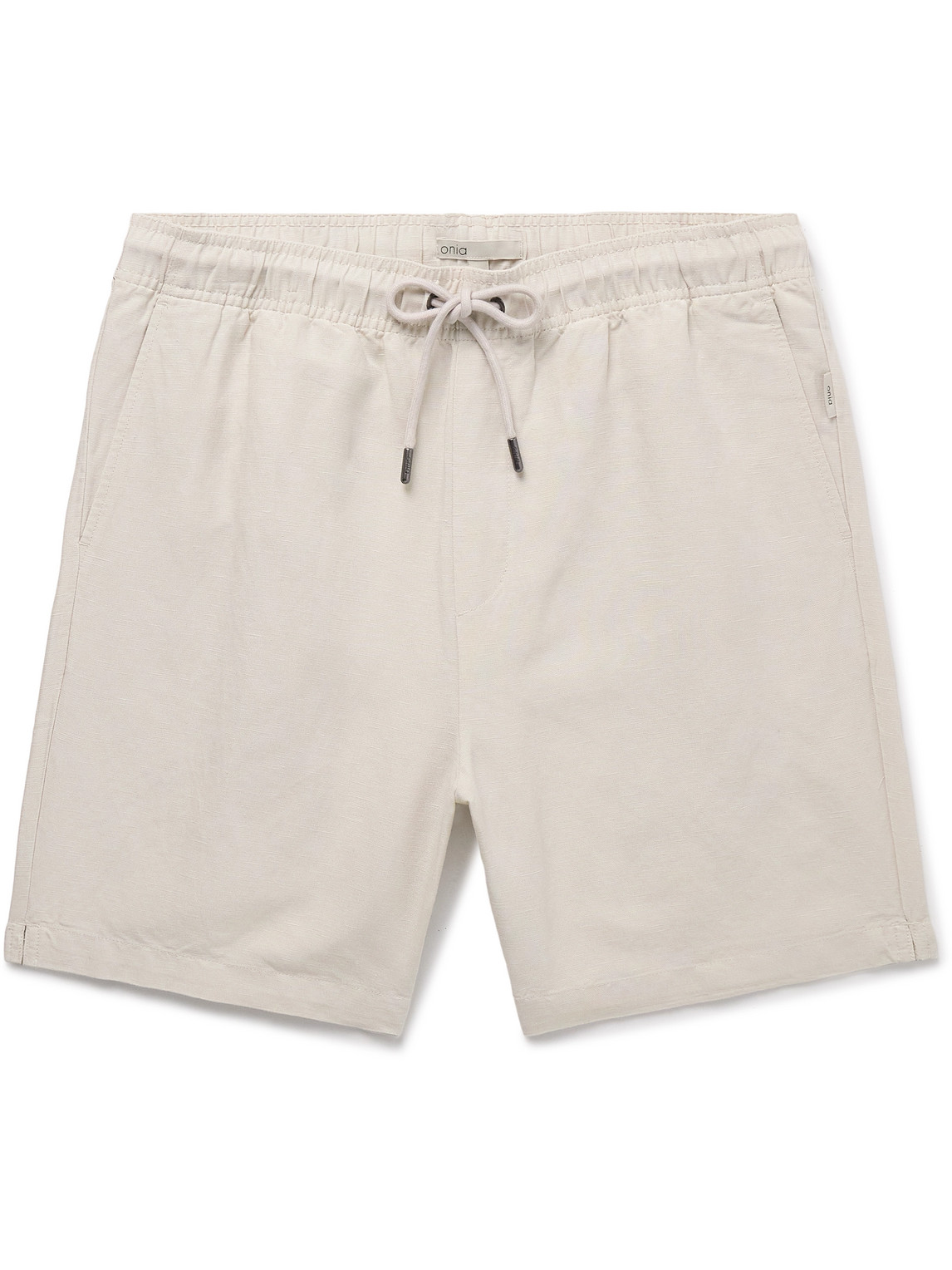 Air Straight-Leg Linen and Lyocell-Blend Drawstring Shorts