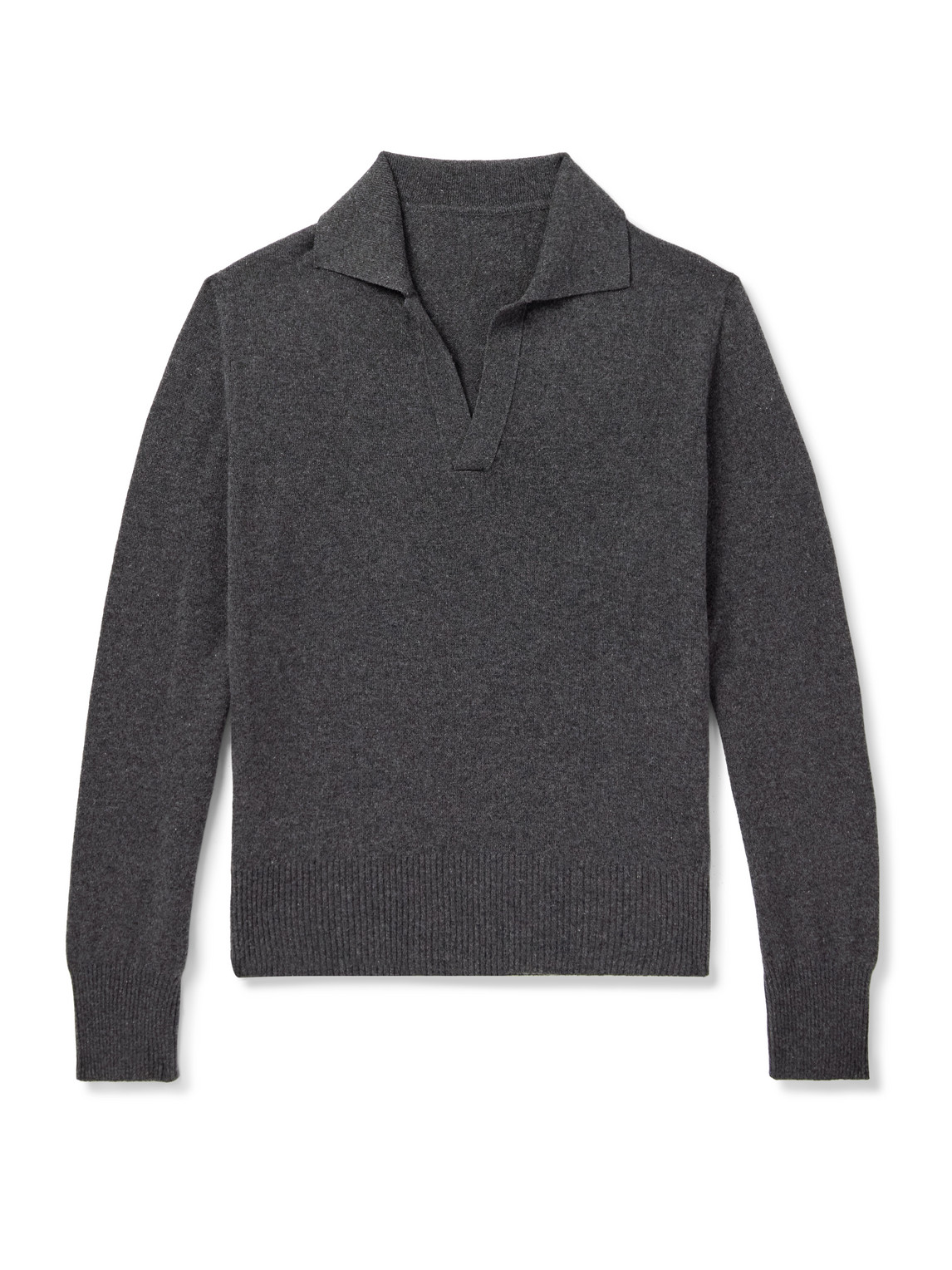 Stòffa Cashmere Polo Shirt In Gray