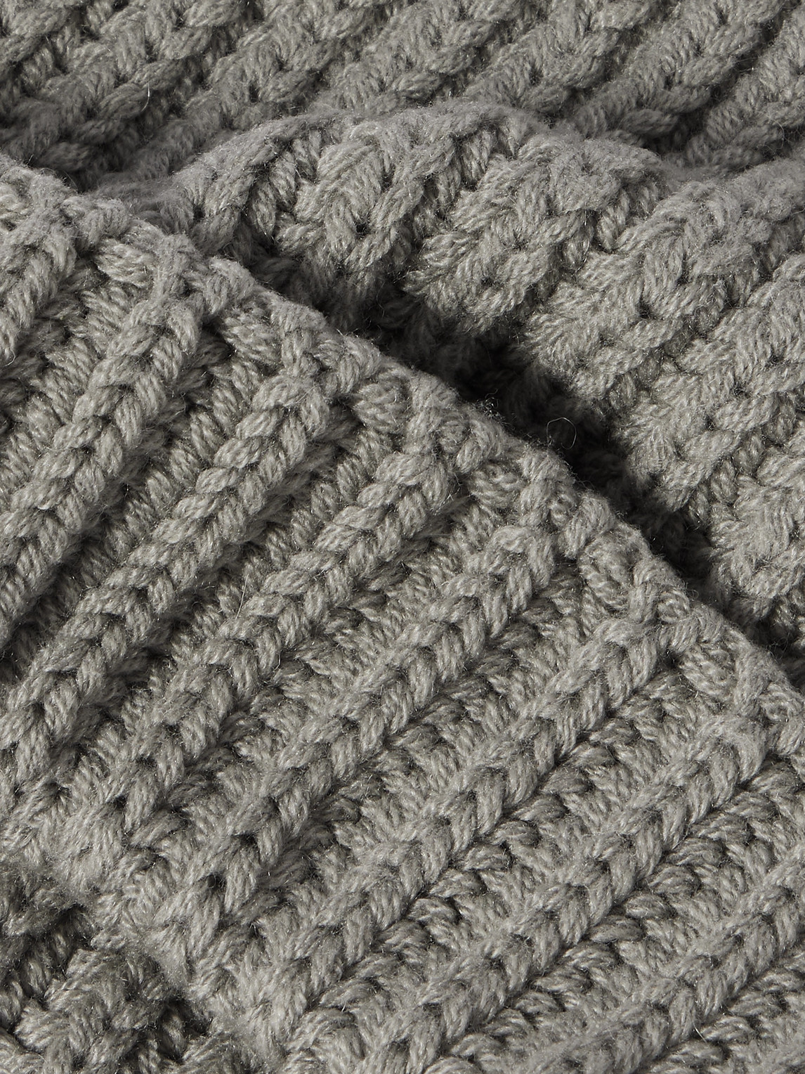 Shop Stòffa Ribbed Cashmere Beanie In Green