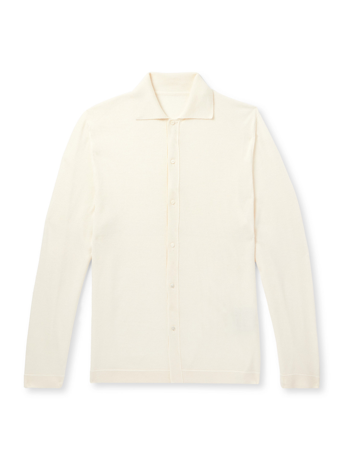 Stòffa Wool And Silk-blend Cardigan In Neutrals