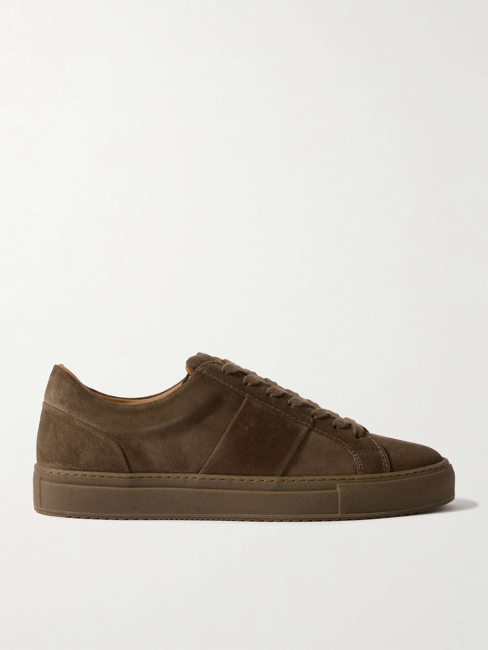 NEW BALANCE 993 Leather-Trimmed Mesh and Suede Sneakers for