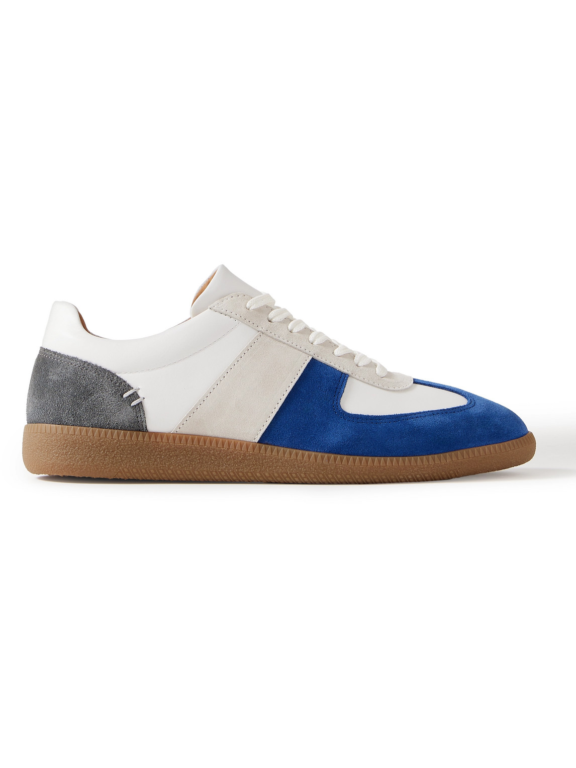 Ansel Colour-Block Suede and Leather Sneakers