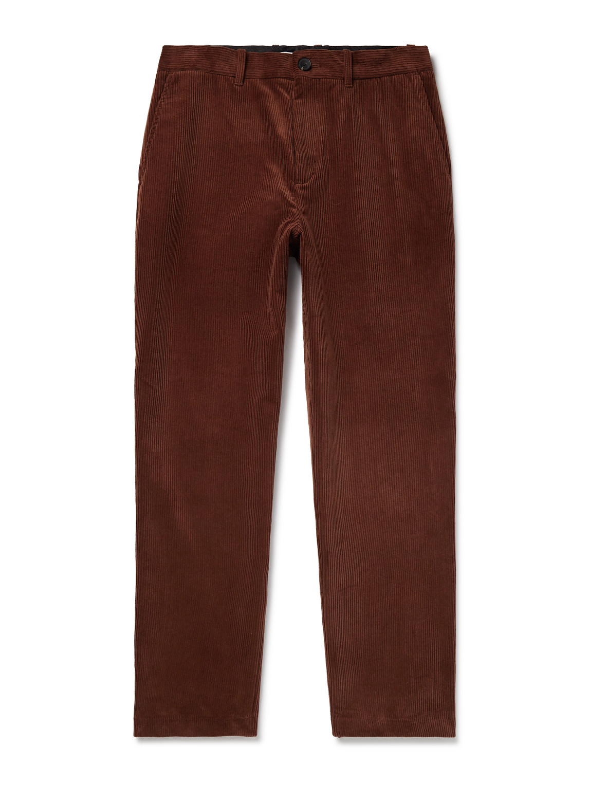 Edward Straight-Leg Organic Cotton-Corduroy Trousers