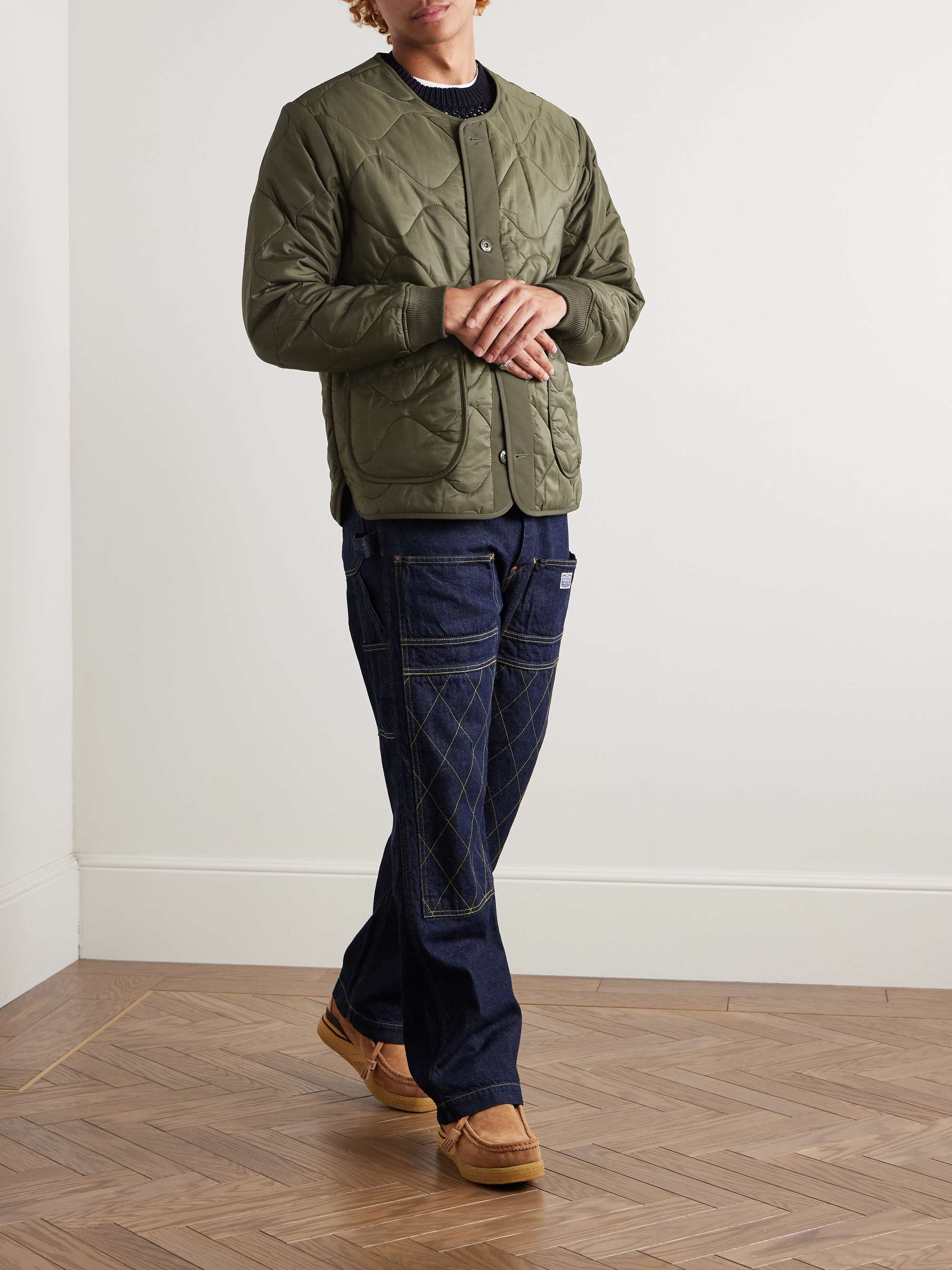 FRIZMWORKS M1965 Twill-Trimmed Quilted Ripstop Jacket Liner