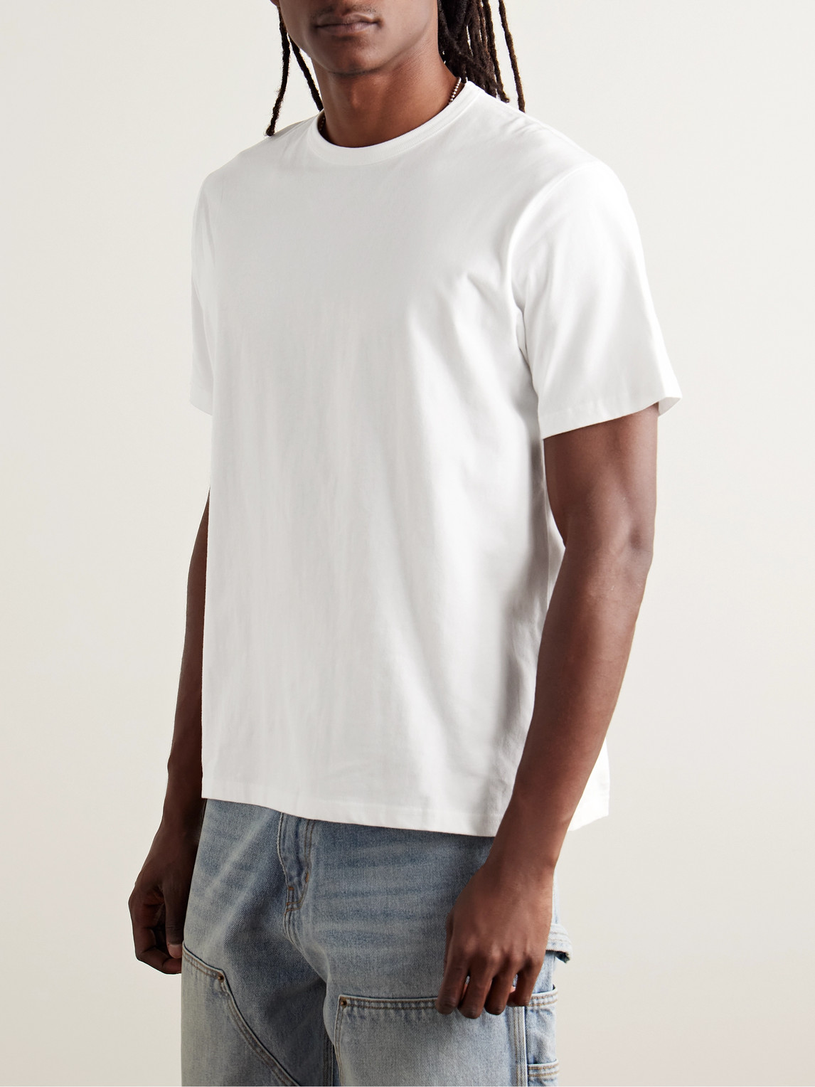 Set Of Two Cotton-Jersey T-Shirts