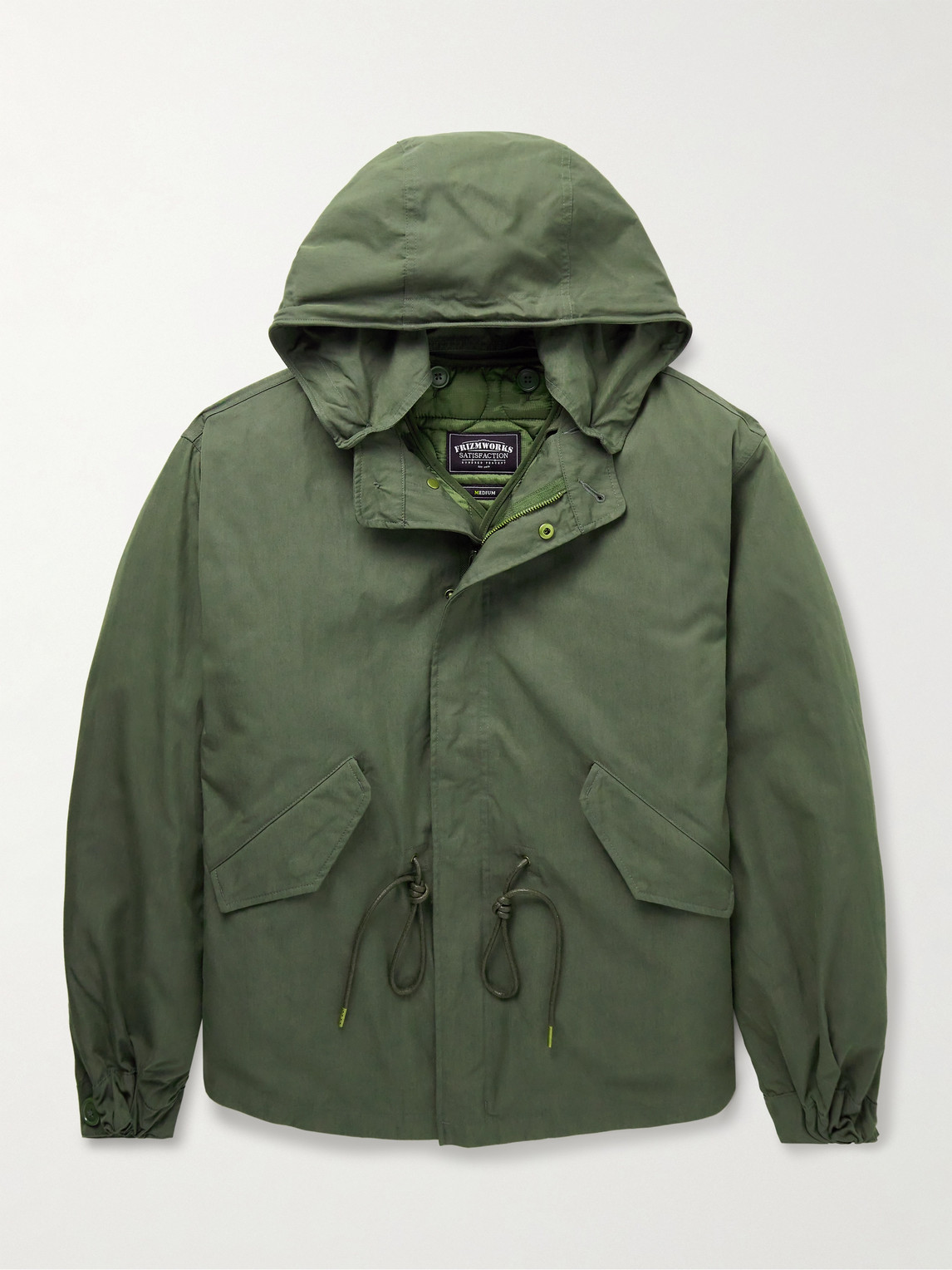 Oscar Convertible Cotton And Nylon-Blend Twill Hooded Jacket With Ripstop Liner
