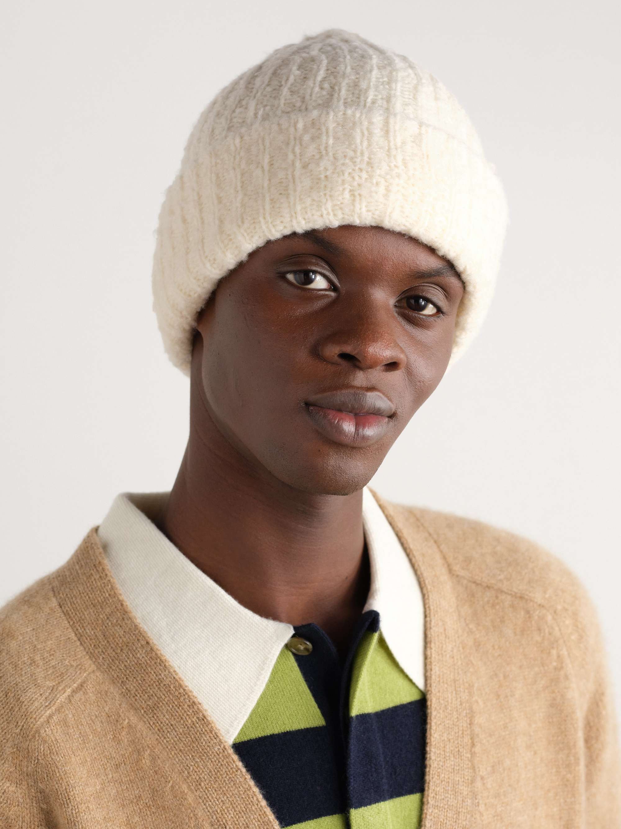 BEAMS PLUS Ribbed Cashmere Beanie for Men | MR PORTER