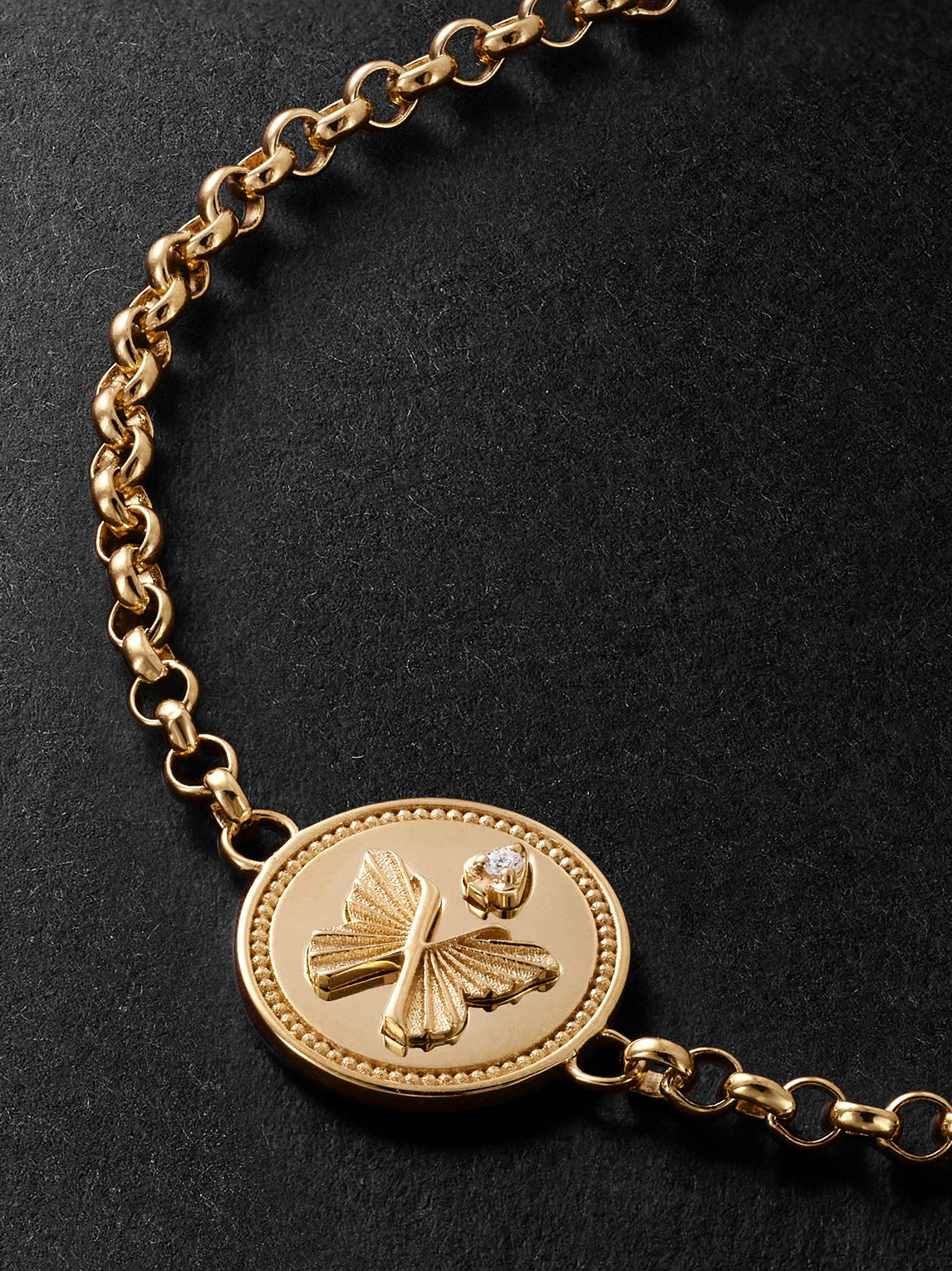 Foundrae Reverie Stationary 18-karat Gold Diamond Bracelet In Gold