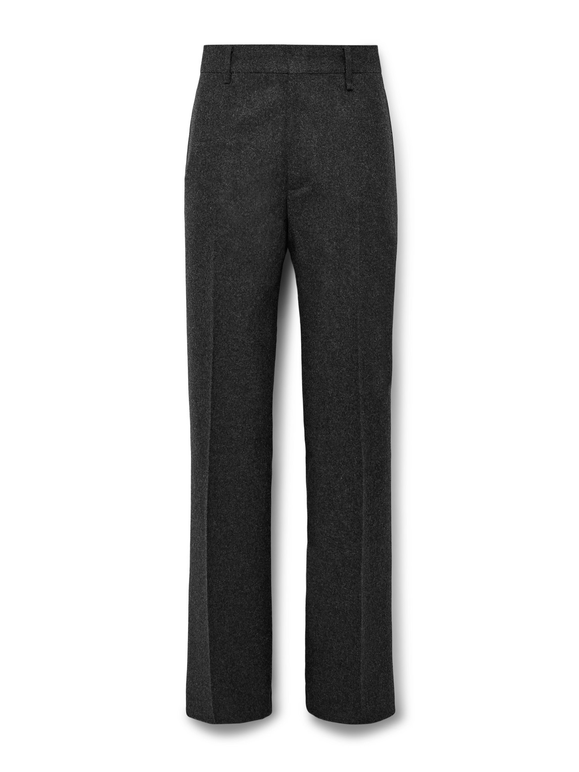Straight-Leg Wool-Flannel Suit Trousers