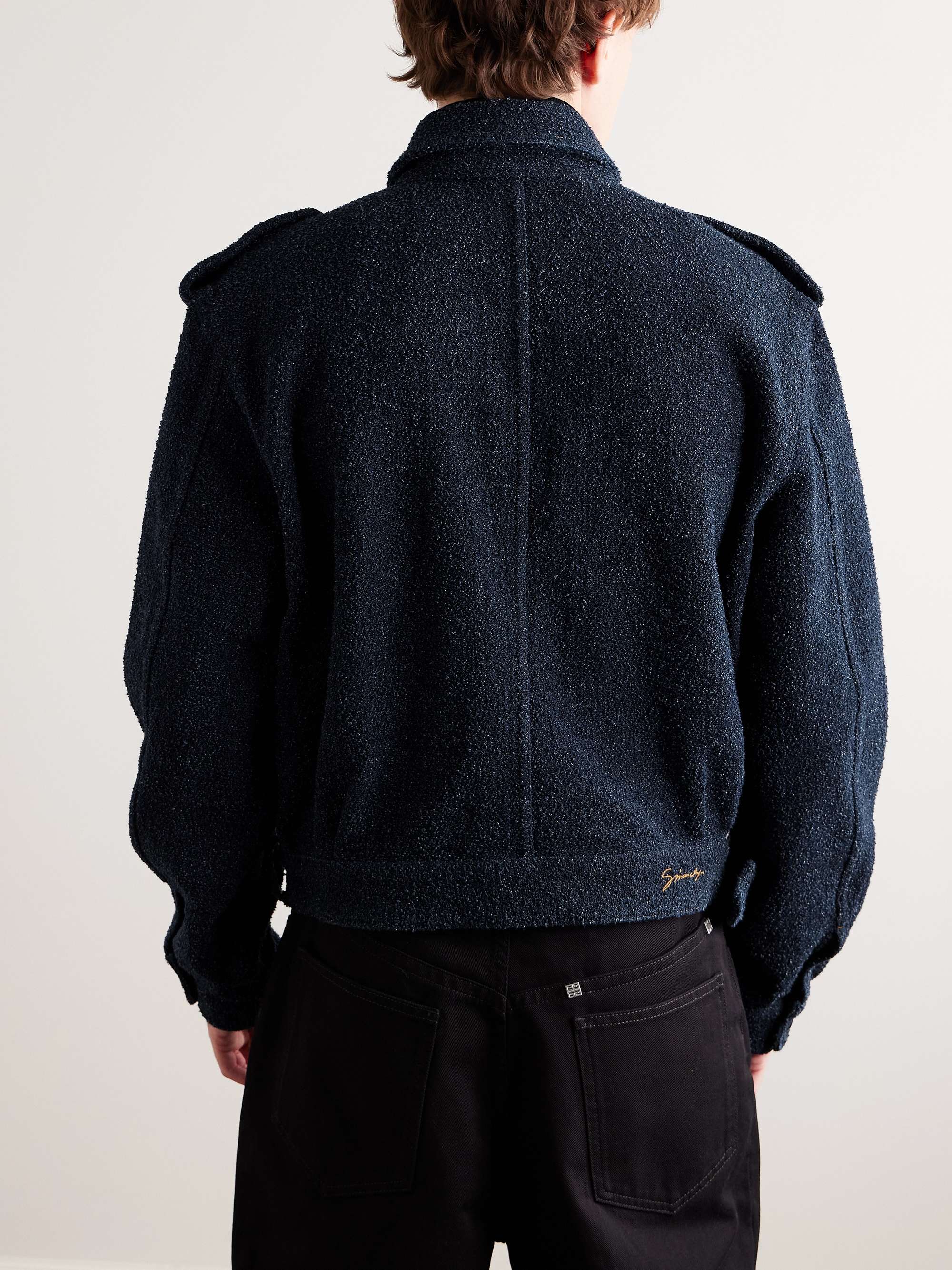 GIVENCHY Belted Cotton-Blend Bouclé Jacket for Men | MR PORTER GIVENCHY Belted Cotton-Blend Bouclé Jacket for Men | MR PORTER