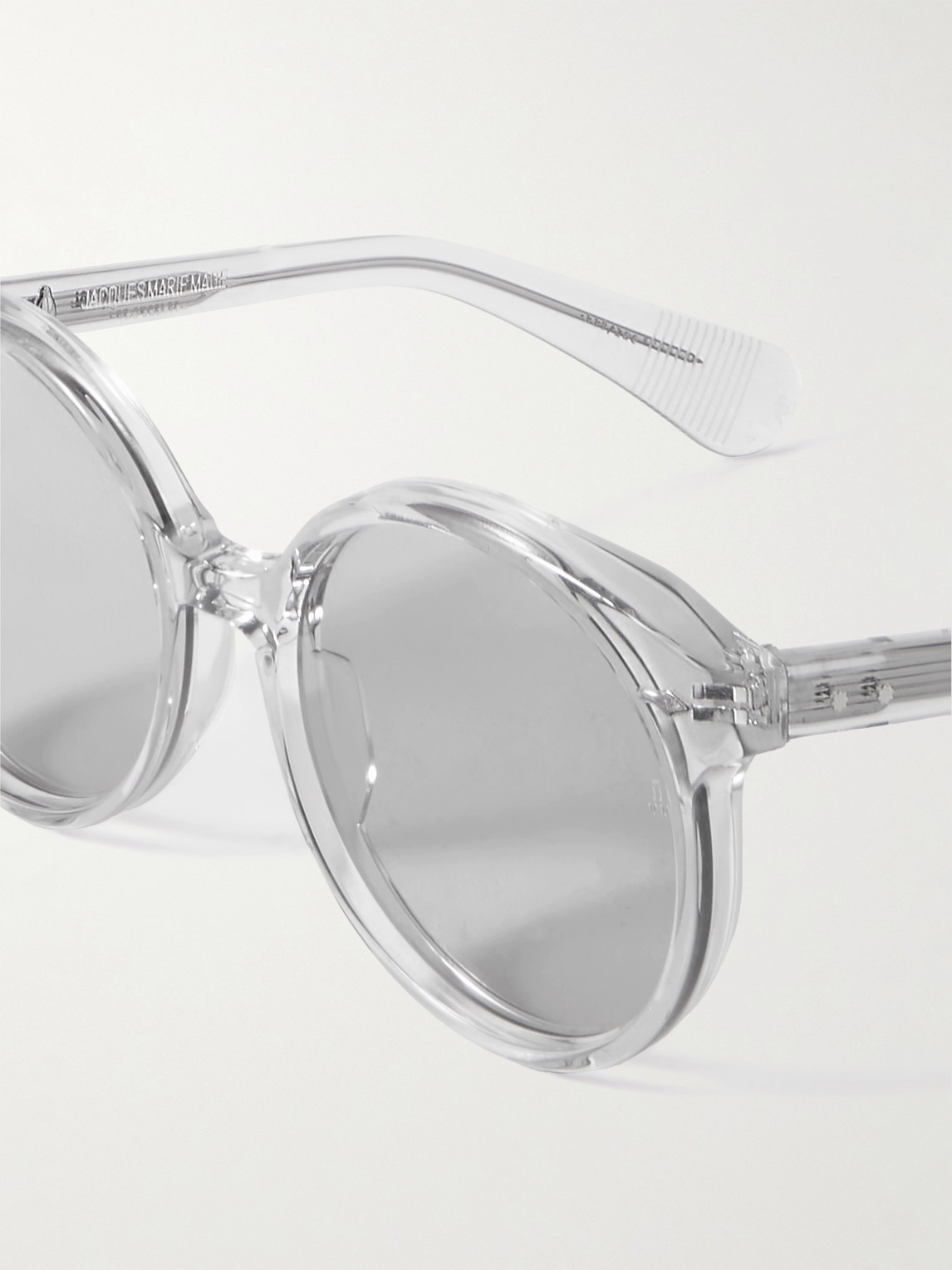 Jacques Marie Mage Round-frame Acetate Sunglasses In Neutrals