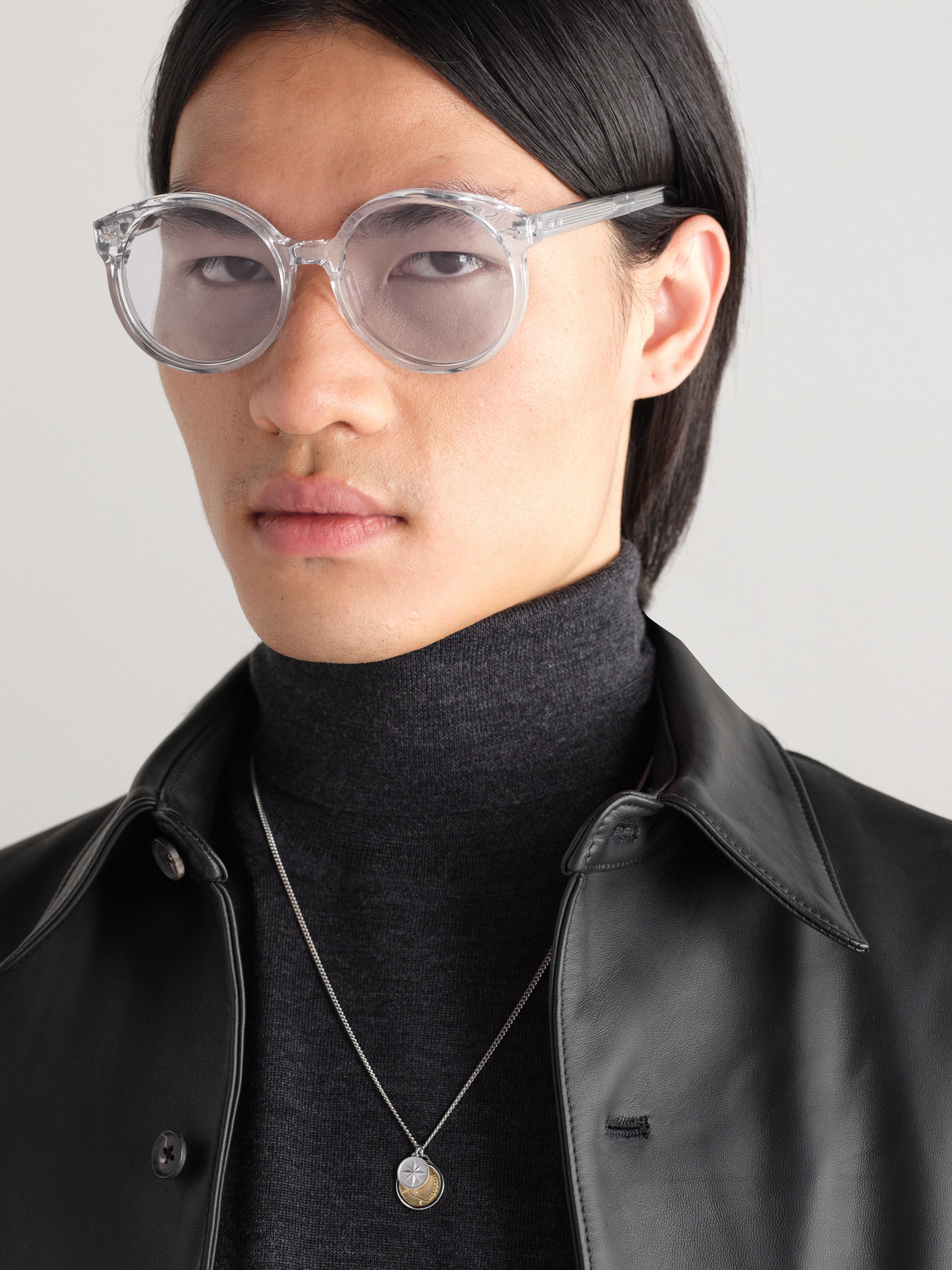 Jacques Marie Mage Round-frame Acetate Sunglasses In Neutrals