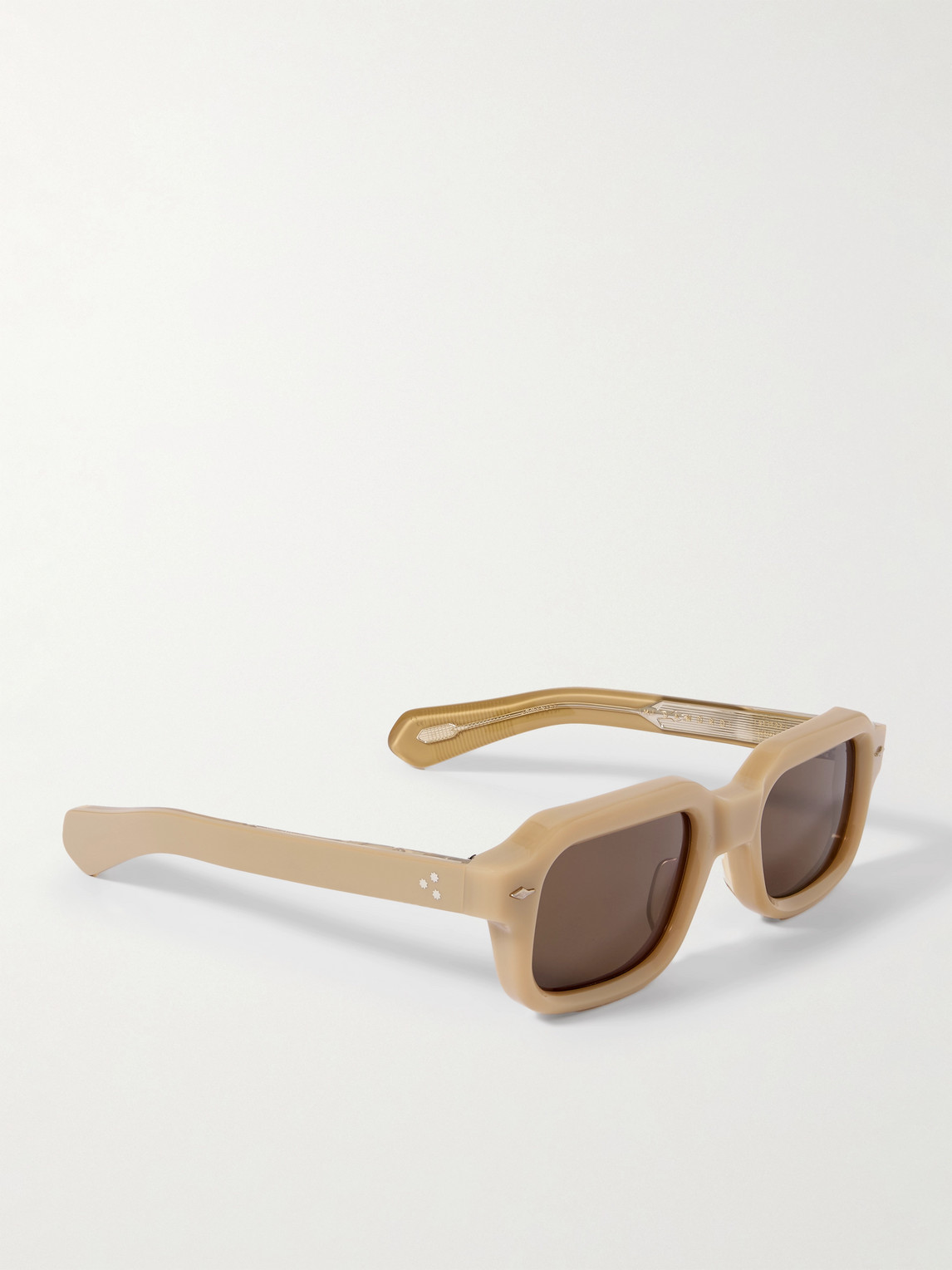 Jacques Marie Mage Sandro Rectangular-frame Acetate Sunglasses In Neutrals