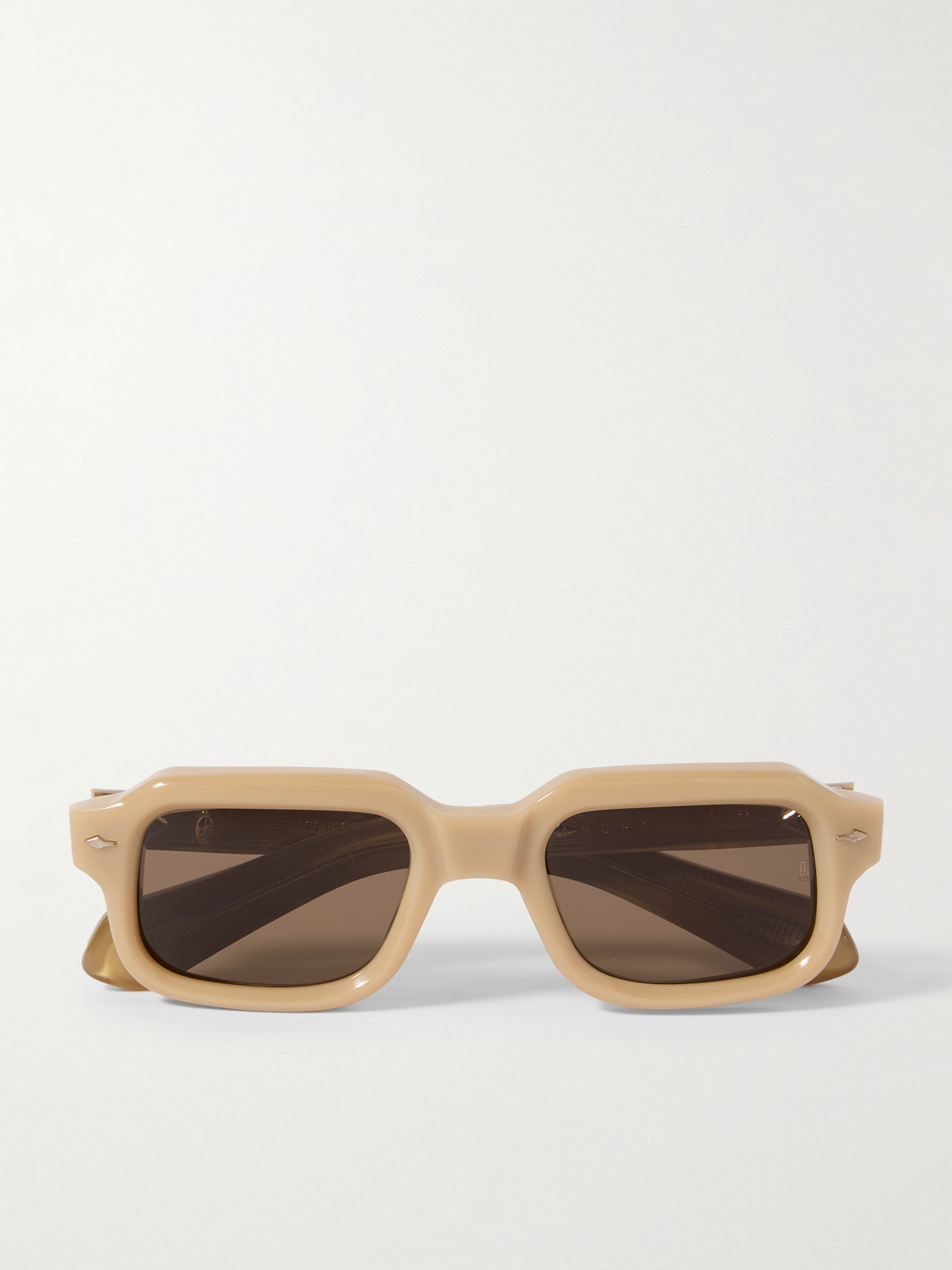 Jacques Marie Mage Sandro Rectangular-frame Acetate Sunglasses In Neutrals