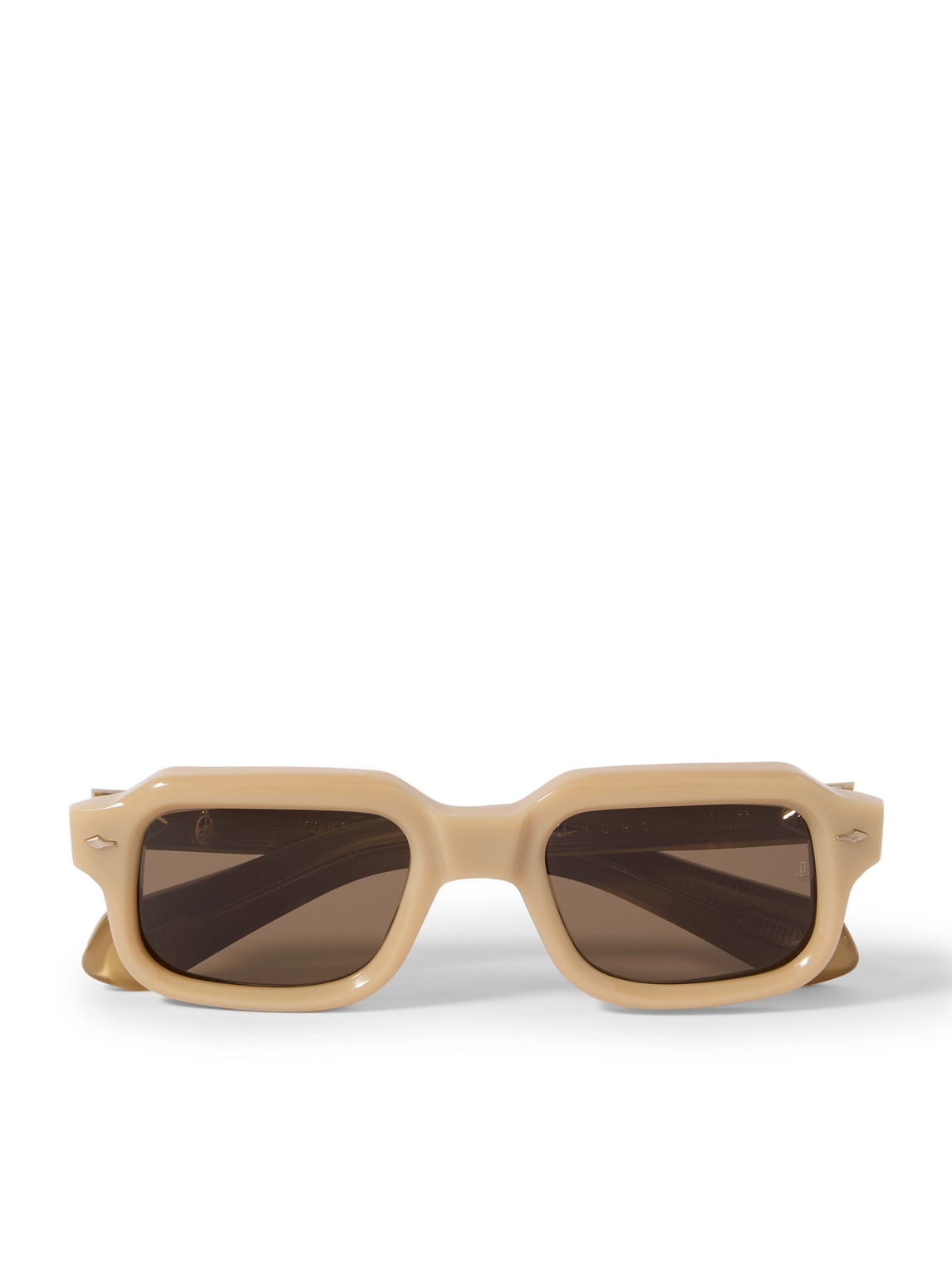 Jacques Marie Mage Sandro Rectangular-frame Acetate Sunglasses In Neutrals