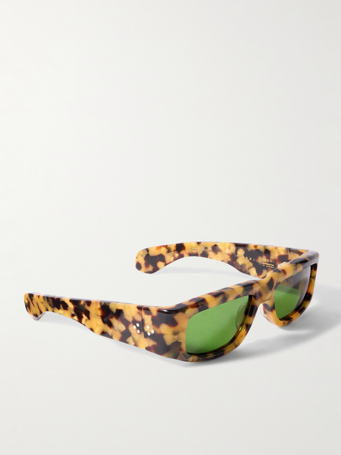 Jacques Marie Mage Romi Rectangular-frame Tortoiseshell Acetate Sunglasses In Tortoiseshell