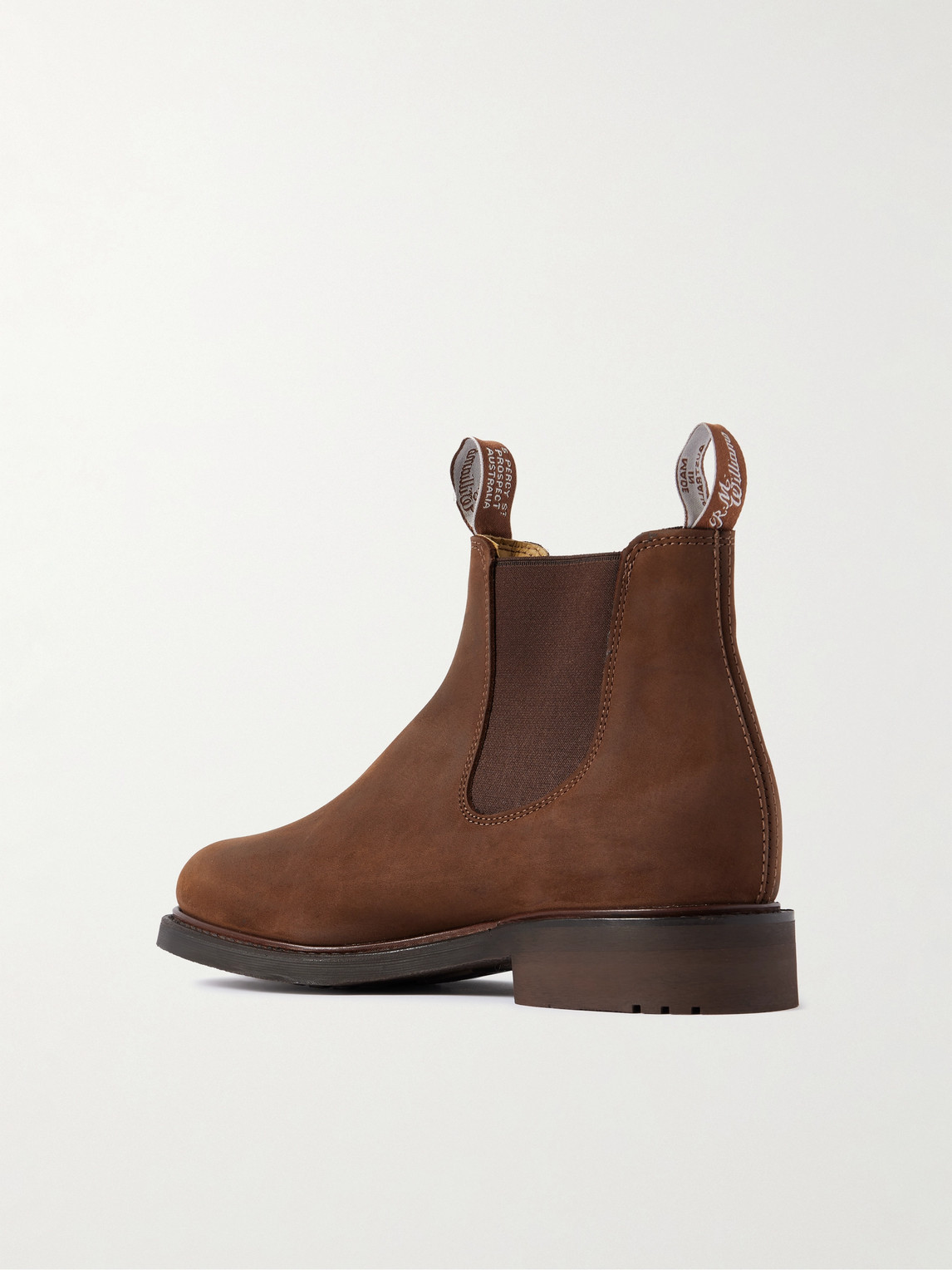 R.M.WILLIAMS COMFORT GOODWOOD LEATHER CHELSEA BOOTS