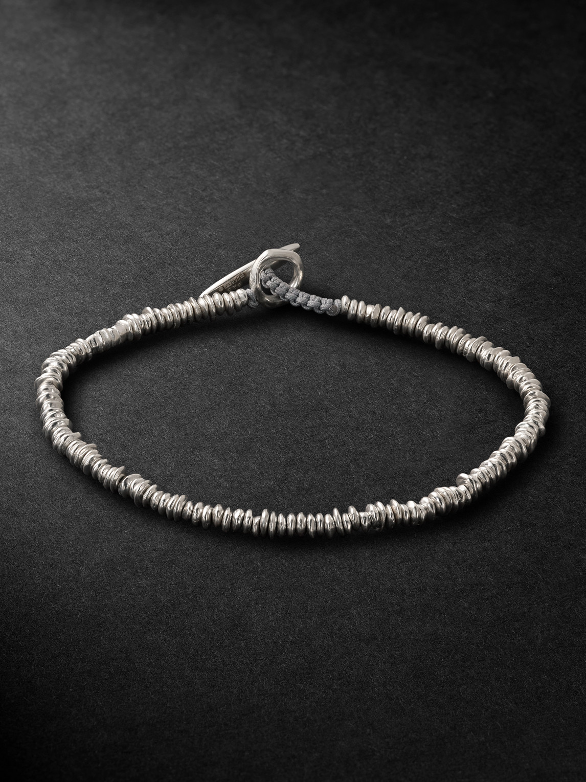 M. COHEN BY MAOR – Pilla Sterling Silver and Cord Bracelet