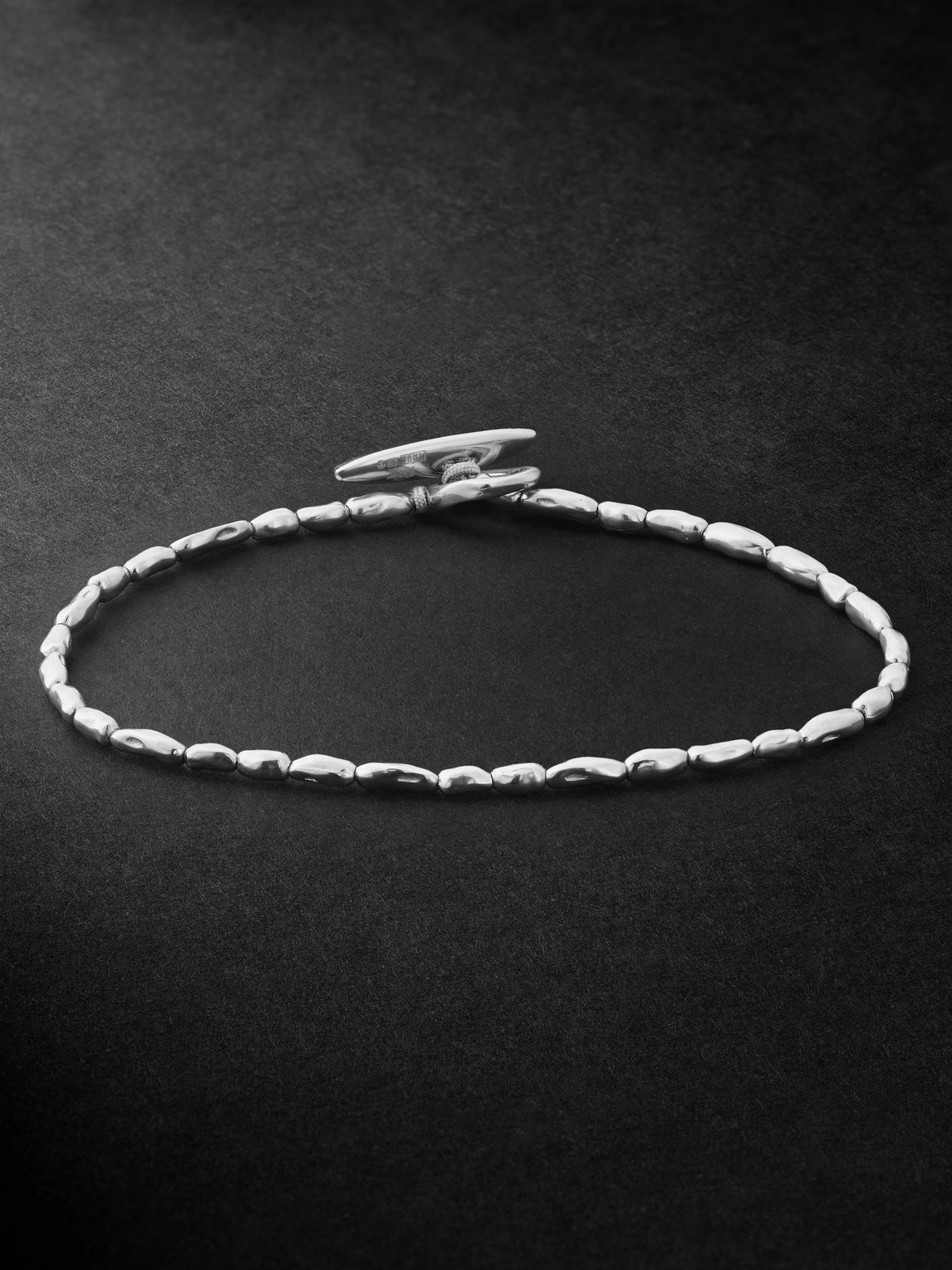M. COHEN Hokkaido Sterling Silver Bracelet - Men
