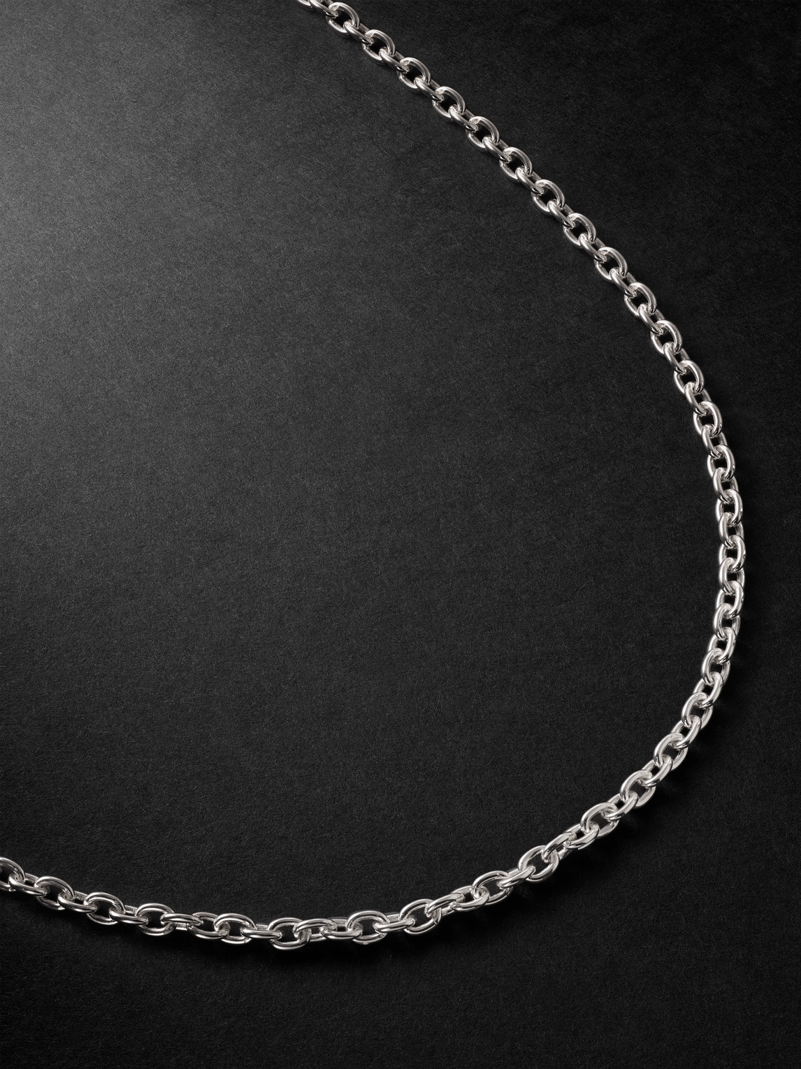 M. COHEN Plaun Sterling Silver Chain Necklace - Men