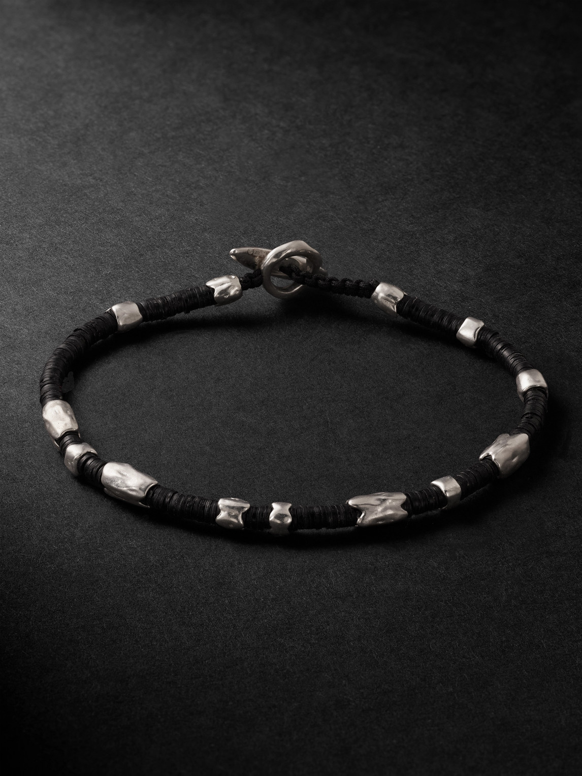 M. COHEN Dryp Sterling Silver Beaded Braceleten