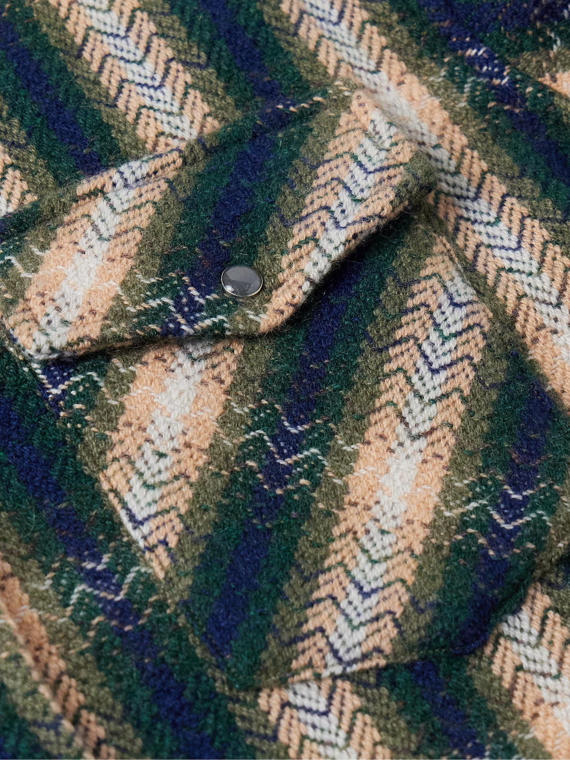 Checked Cashmere Shirt