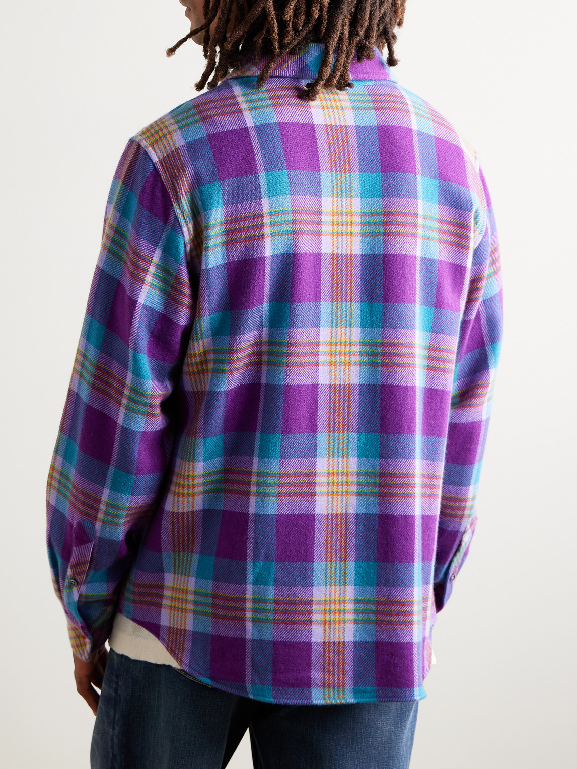 Checked Cashmere Shirt