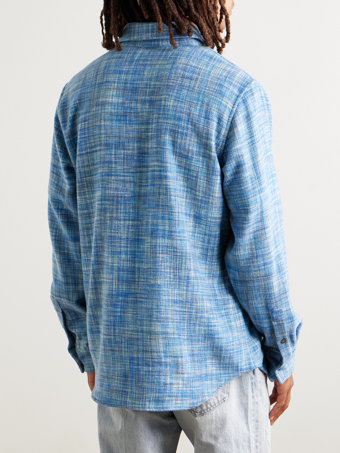 Space-Dyed Cashmere Shirt