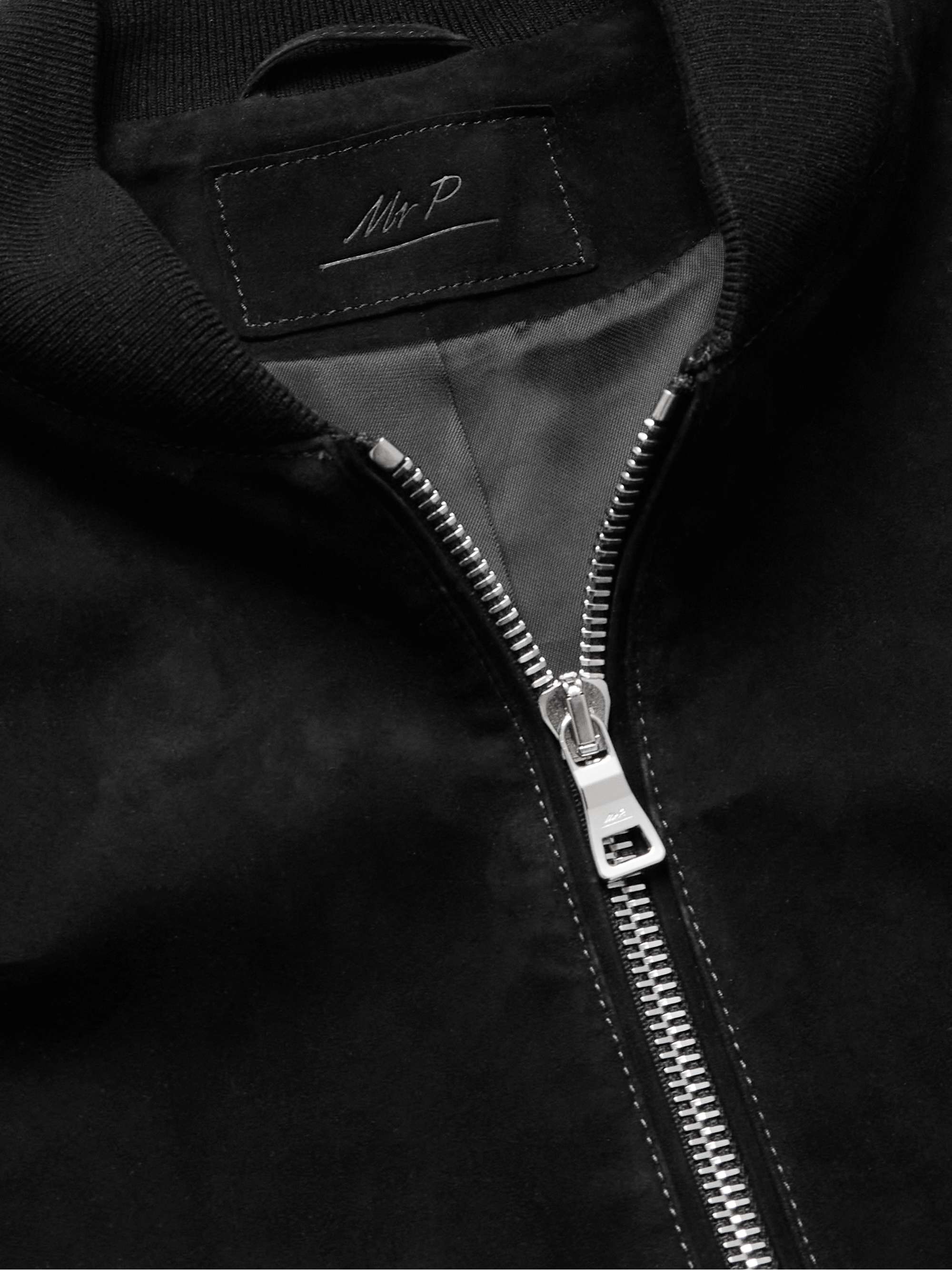 MR P. Suede Bomber Jacket