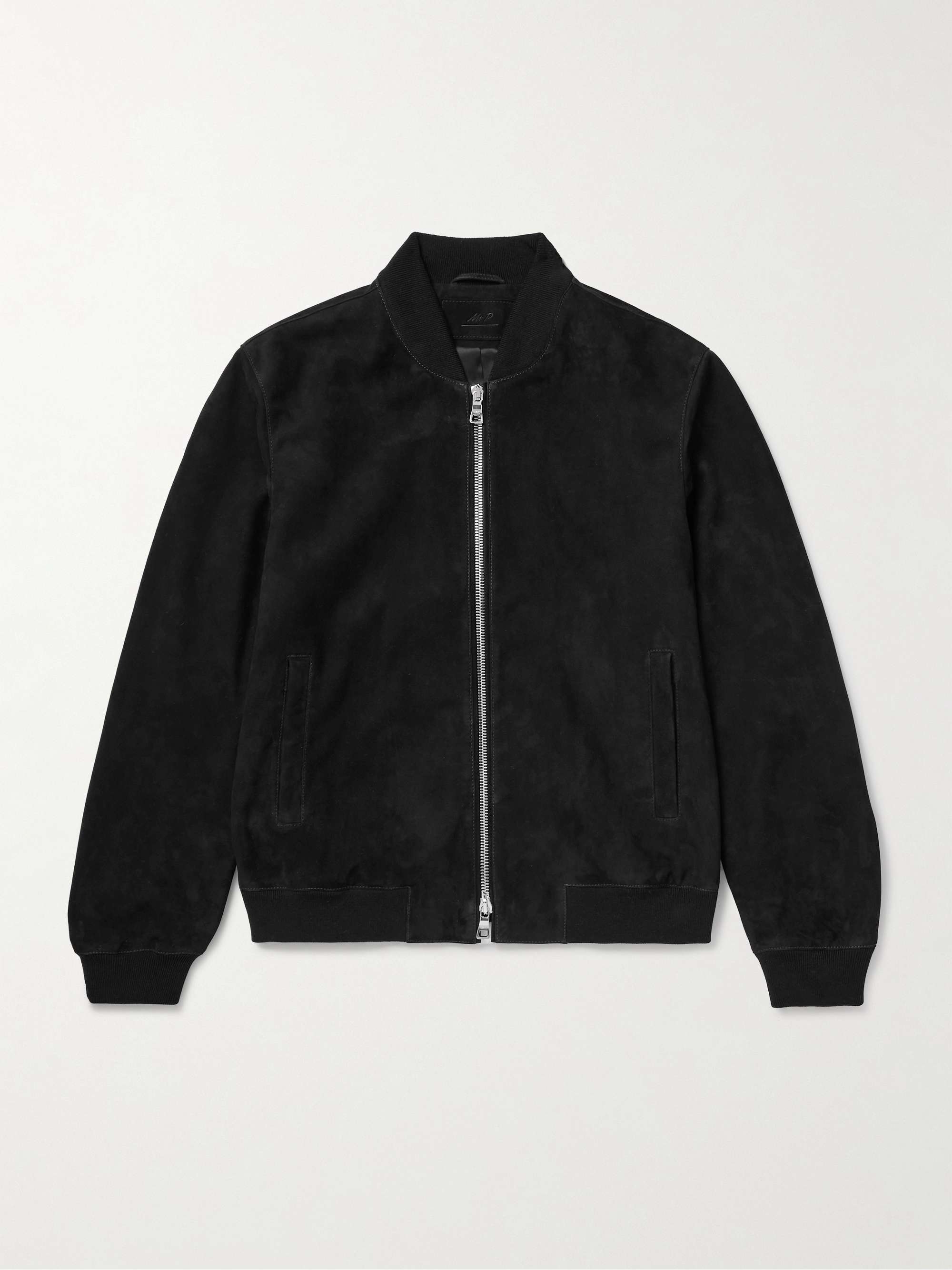 洋服通販 - 新作アイテムを Bomber Suede Black Jacket PORTER MR | P. MR | ジャケット・アウター
