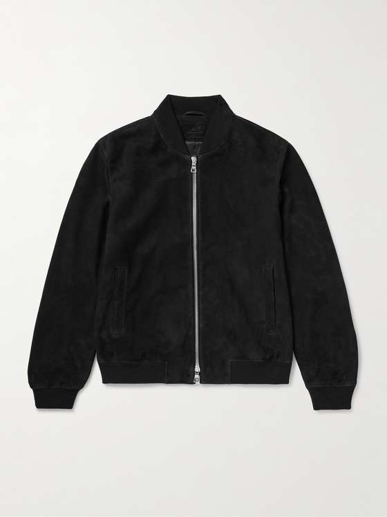 MRP Suede Bomber Jacket
