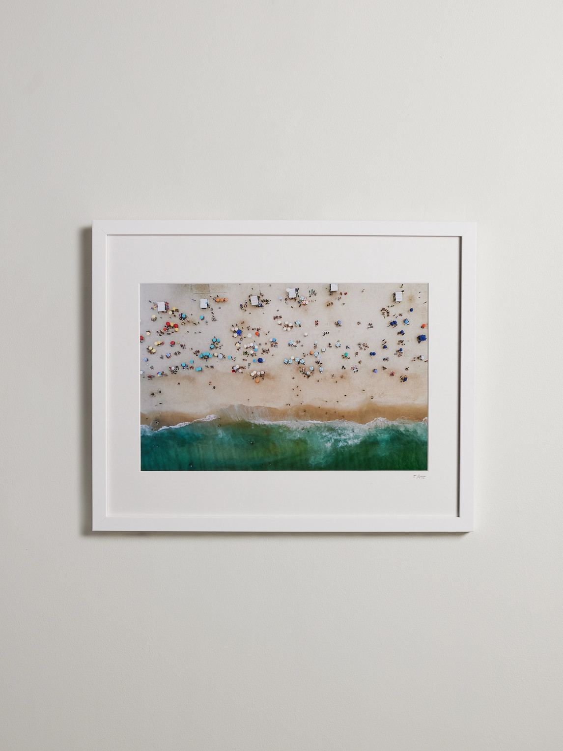 Framed 2022 At the Beach in Rio Print, 16'' x 20''