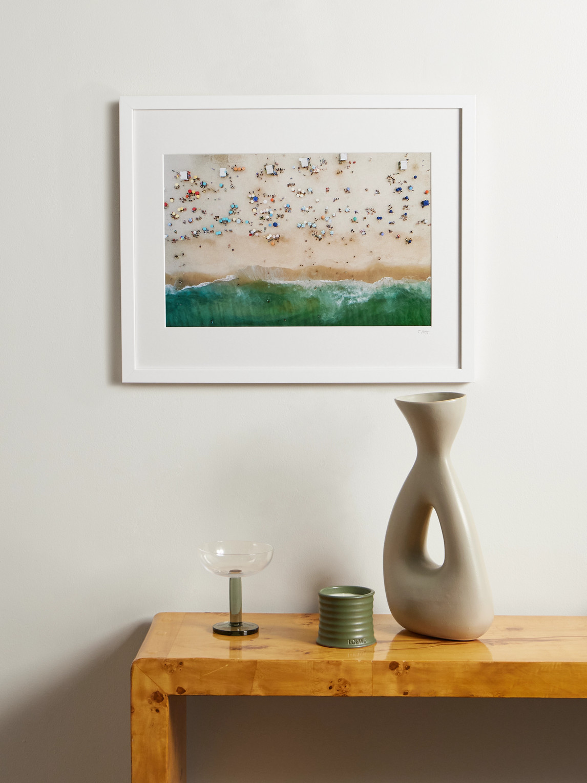Framed 2022 At the Beach in Rio Print, 16'' x 20'' — 2