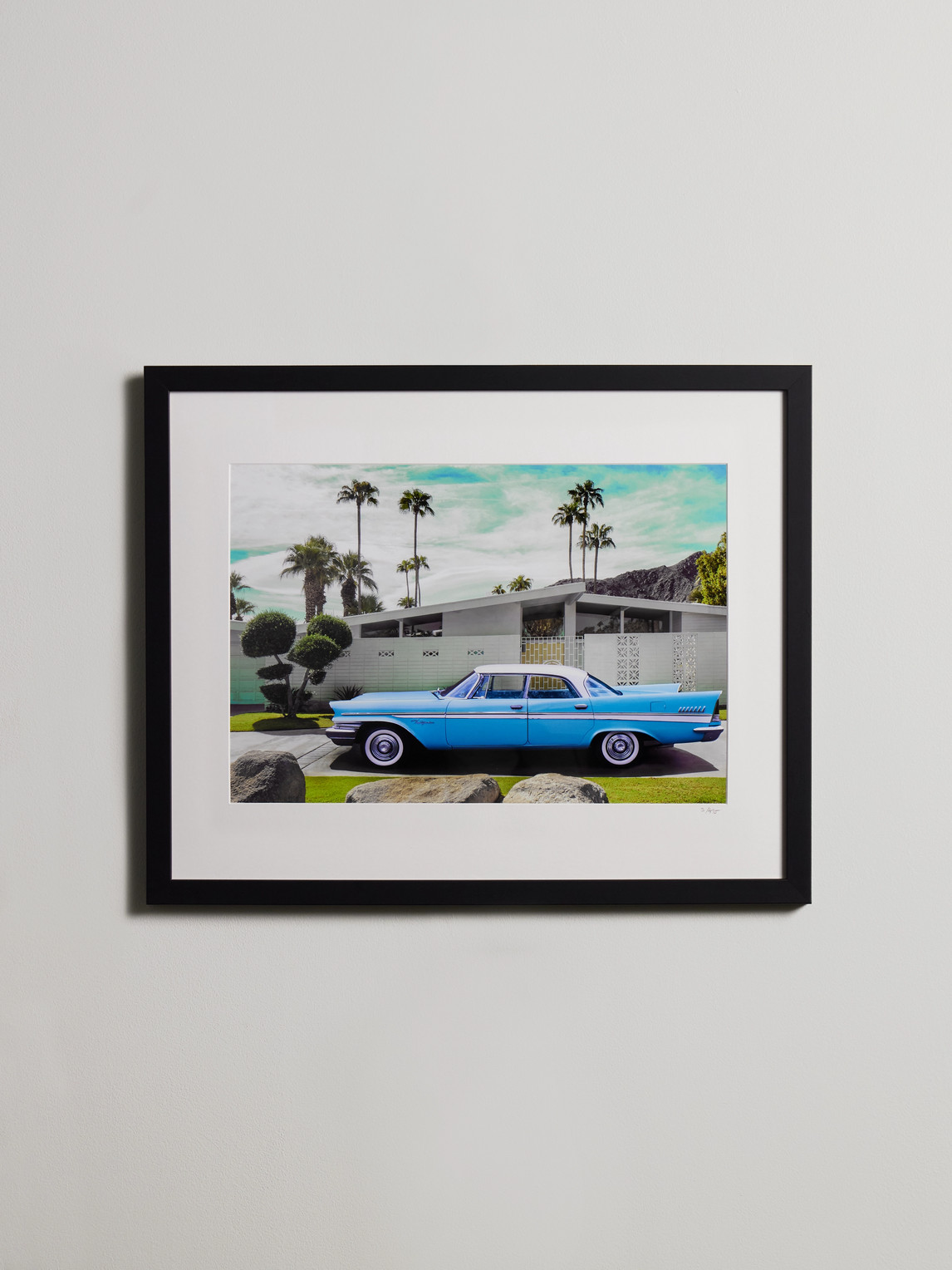 Framed 2016 1957 Chrysler Print, 20'' x 24''