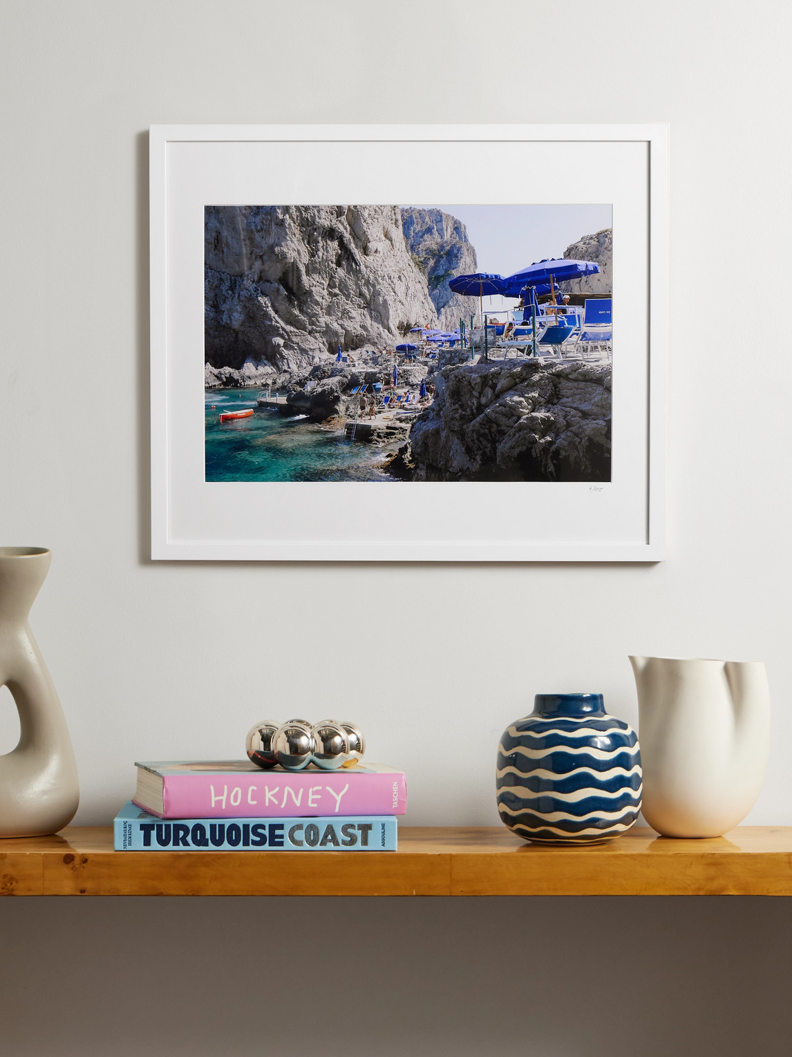 Framed 2022 Da Luigi ai Faraglioni Print, 20'' x 24'' — 2