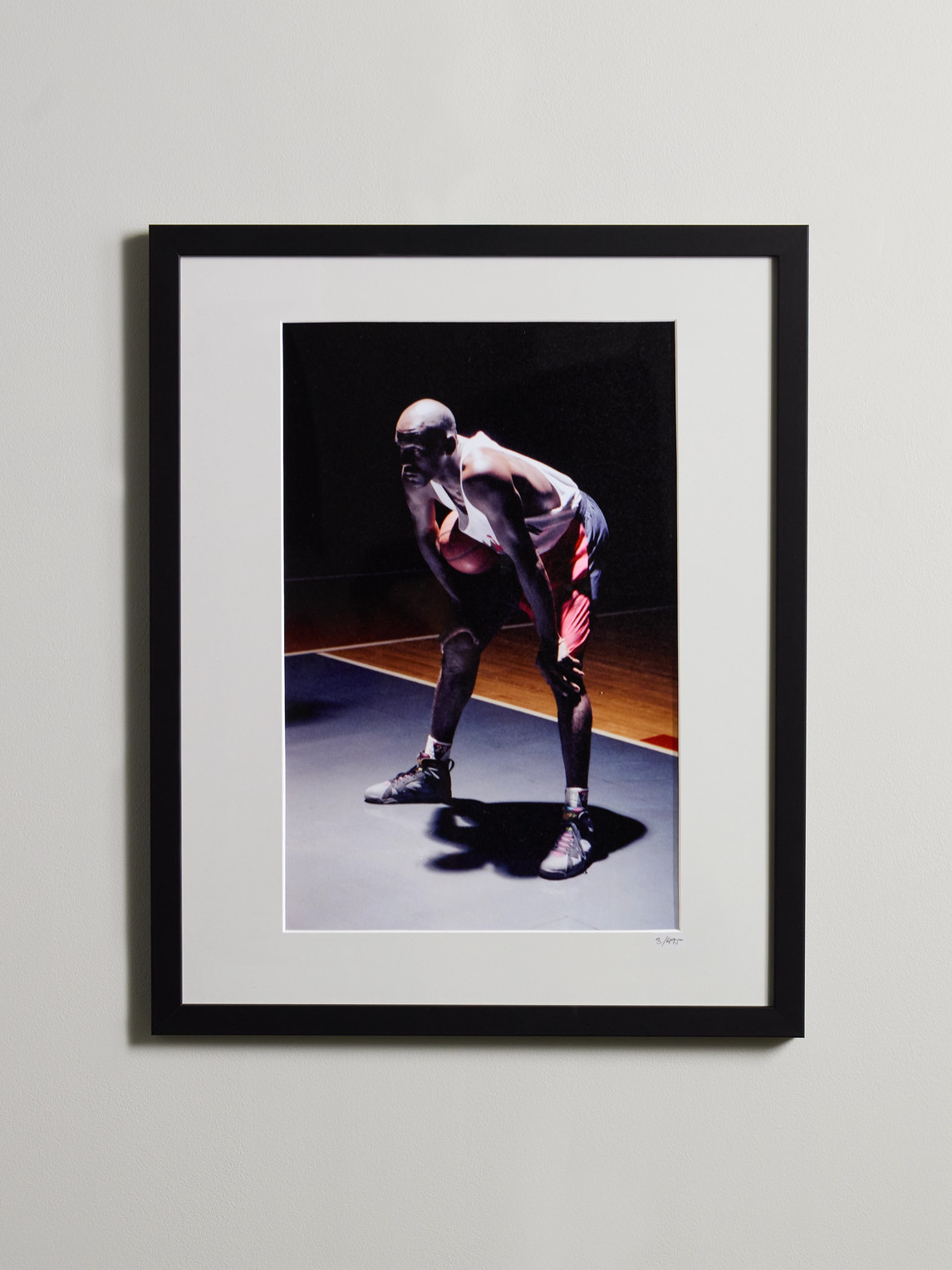 Framed 1991 Hare Jordan Print, 16" x 20"