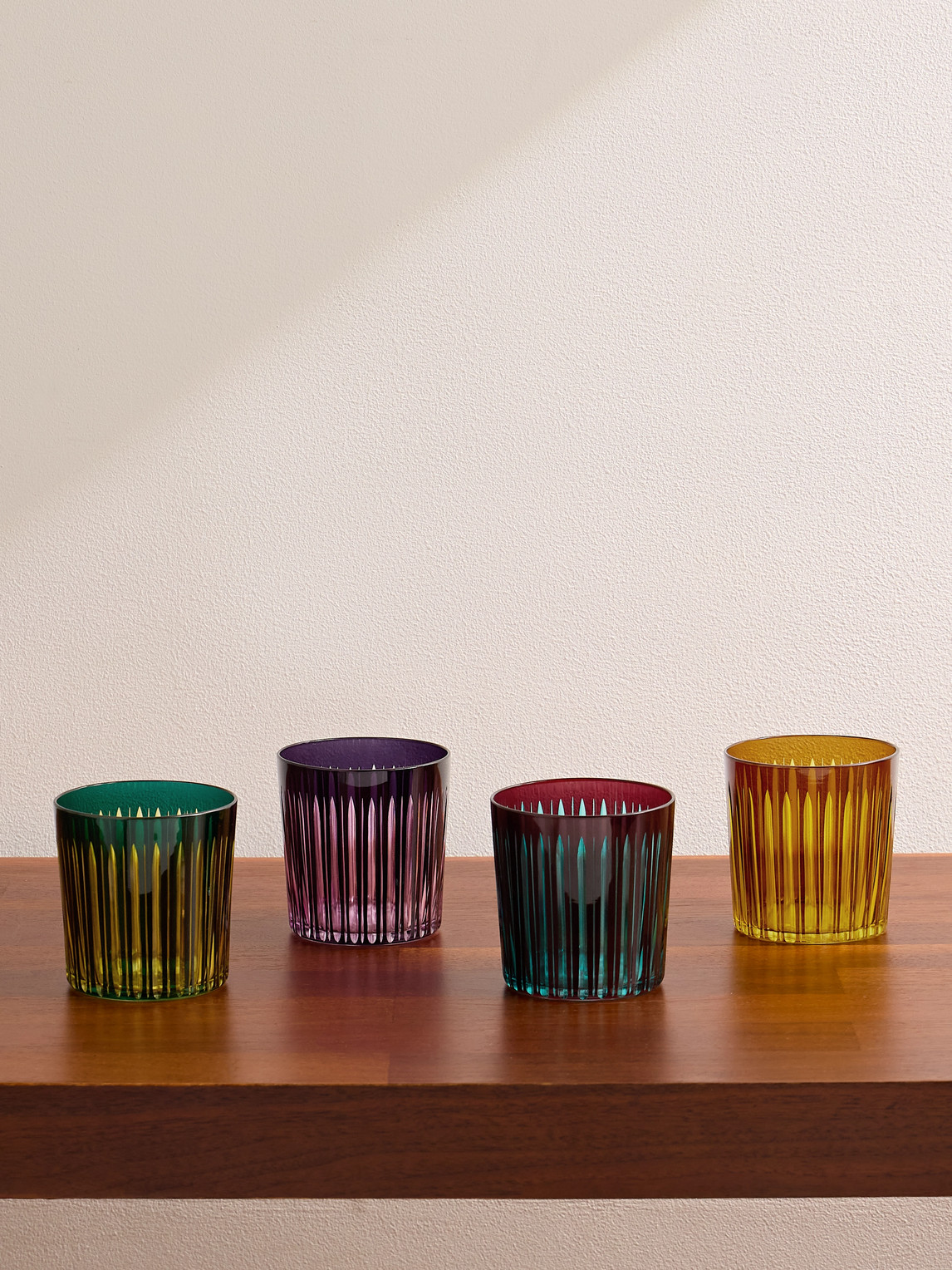 L'Objet Prism Set Of Four Glasses