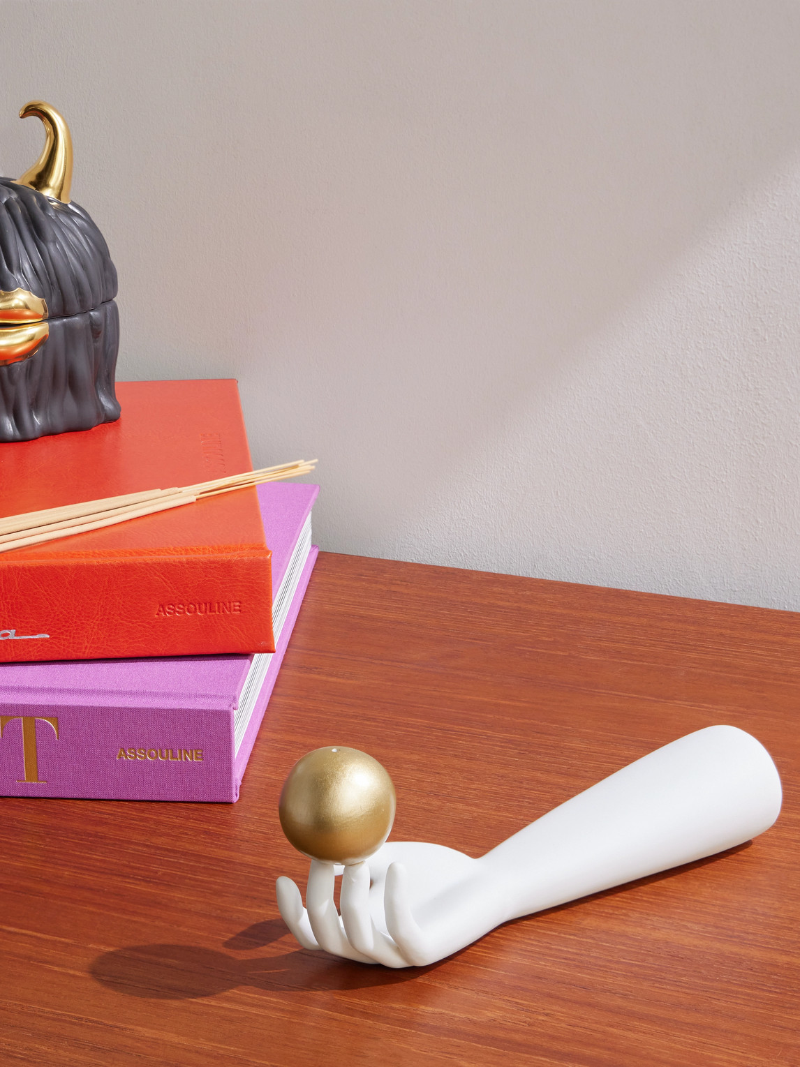 Atlas Gold-Plated Porcelain Incense Burner — 2