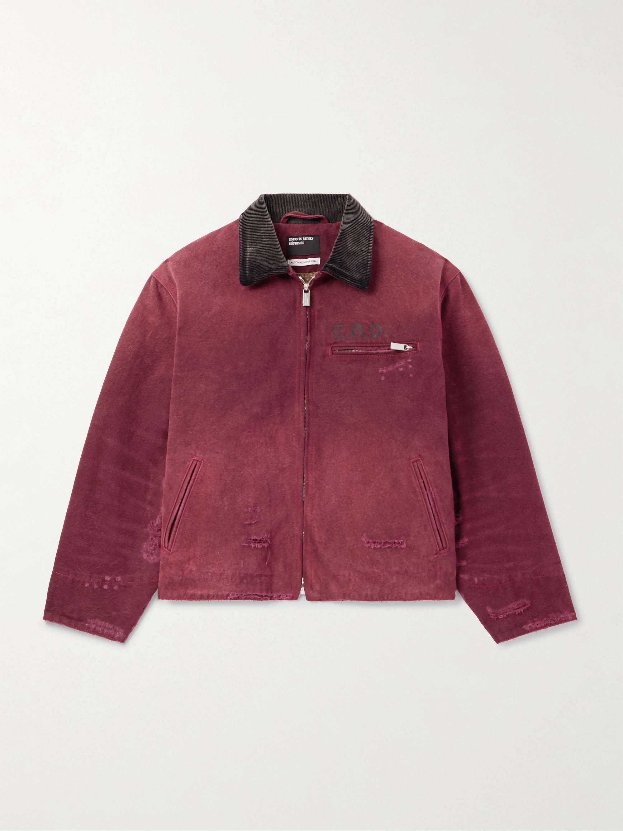 Corduroy Distressed Jacket Corduroy Distressed Jacket