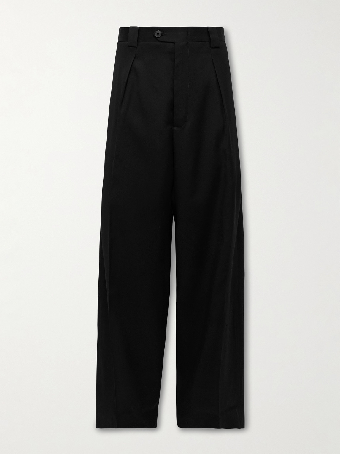 Enfants Riches Déprimés Boiler Room Wide-Leg Pleated Virgin Wool-Gabardine Trousers - Men