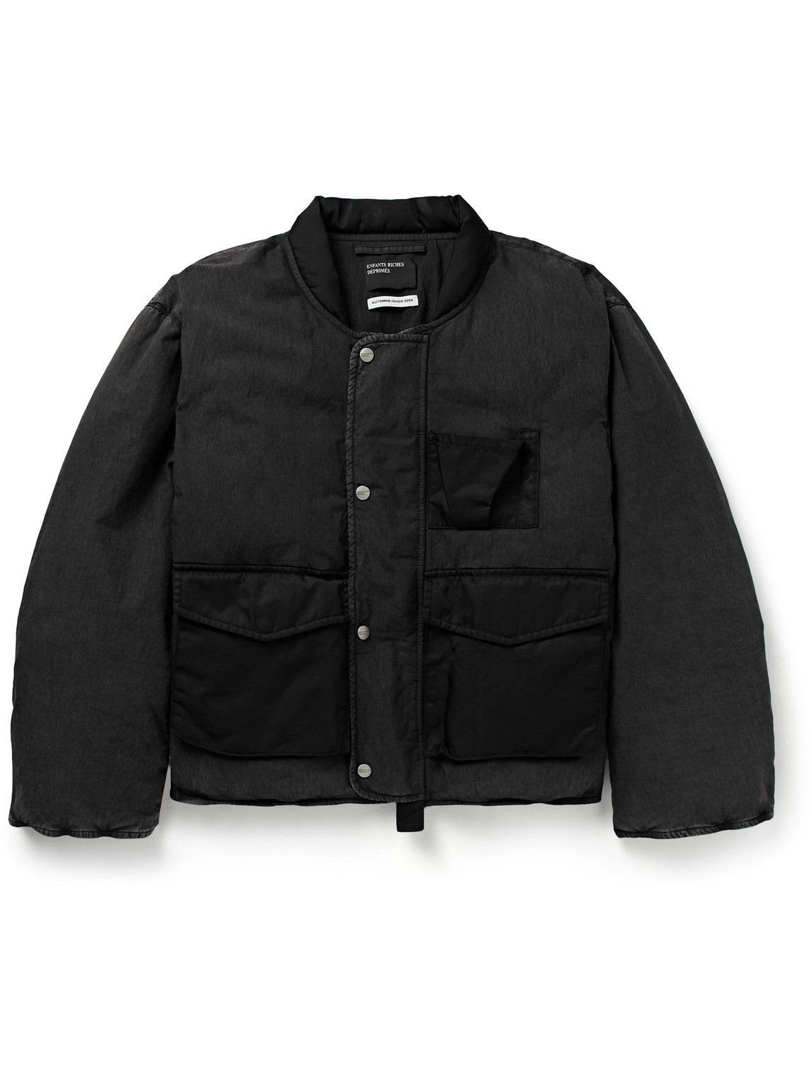 Next Exit Shell-Trimmed Cotton and Nylon-Blend Down Bomber Jacket