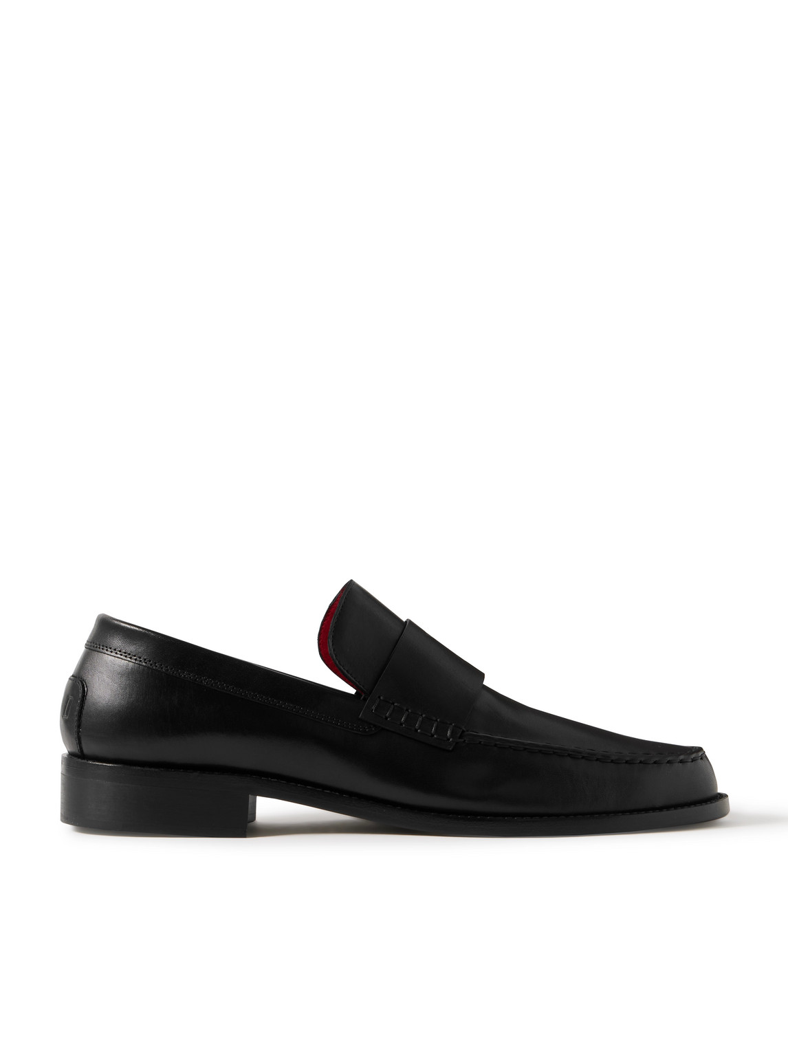 Logo-Debossed Leather Loafers